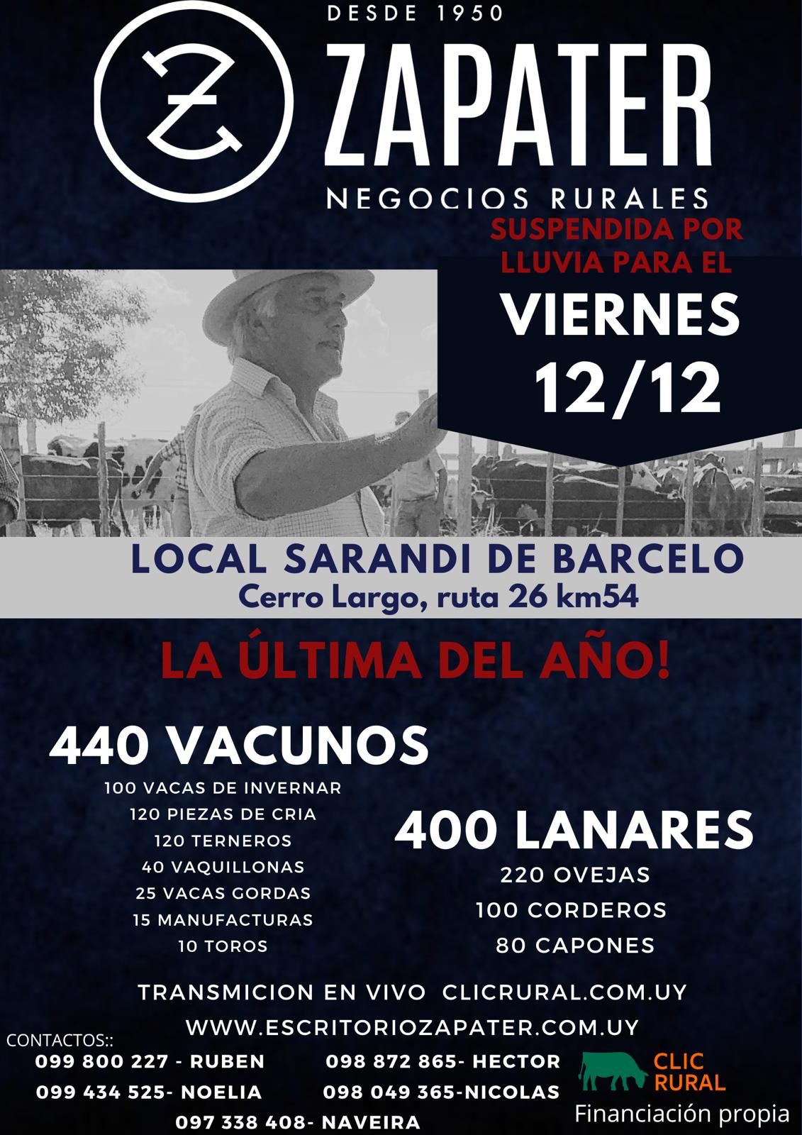 Feria Mensual - Sarandi de Barcelo