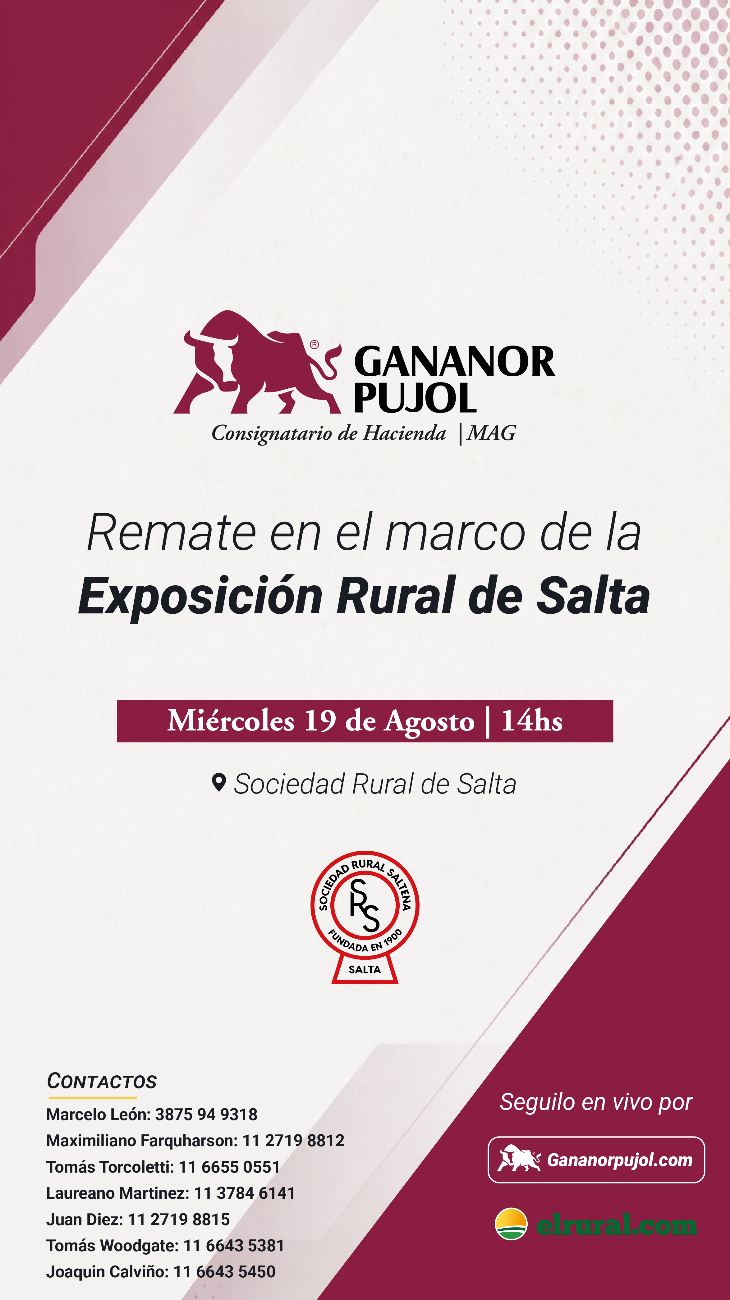 Remate Remate en el marco de la Exposición Rural de Salta