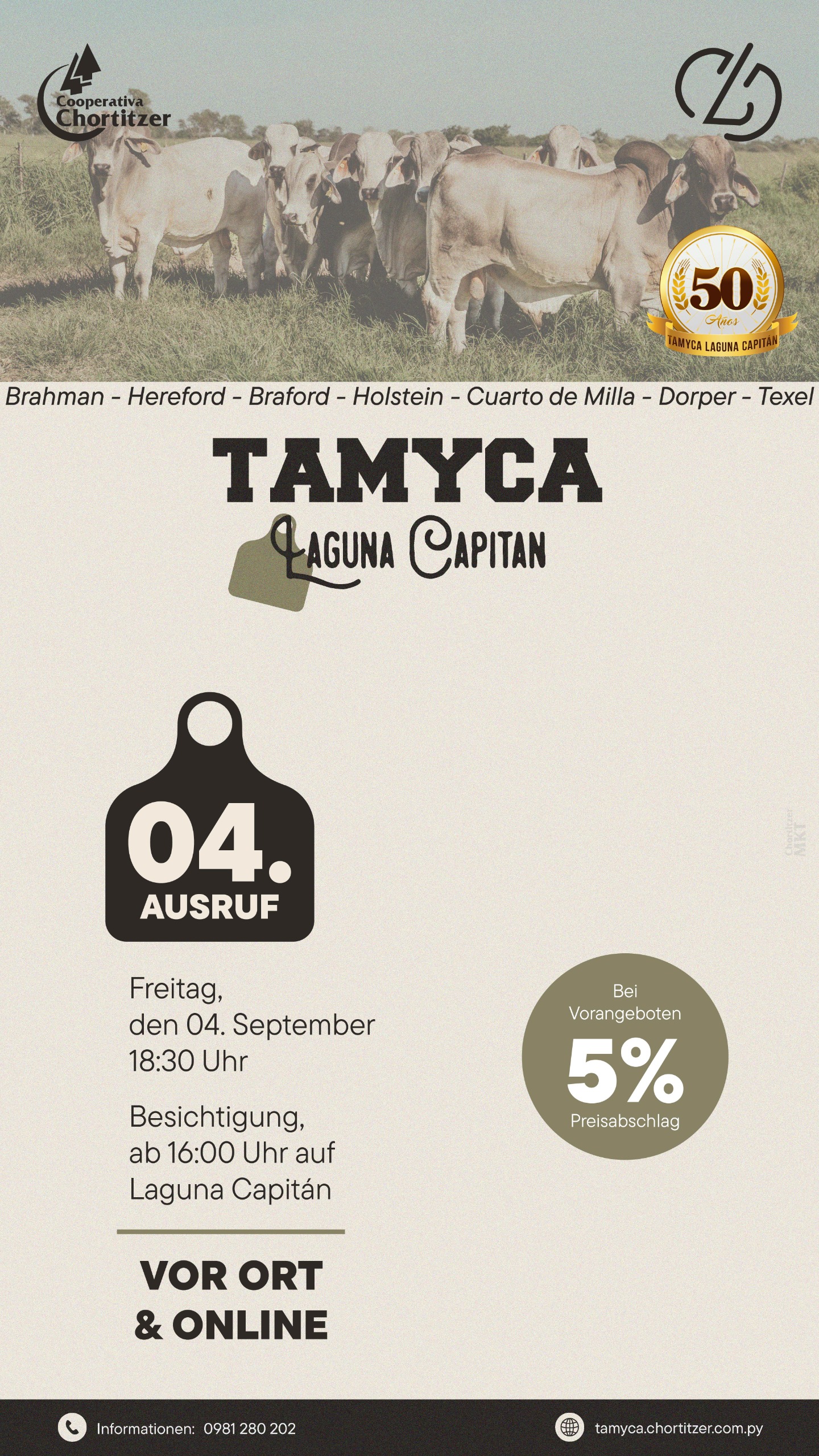 Afiche 04 Ausruf - Tamyca Chortitzer