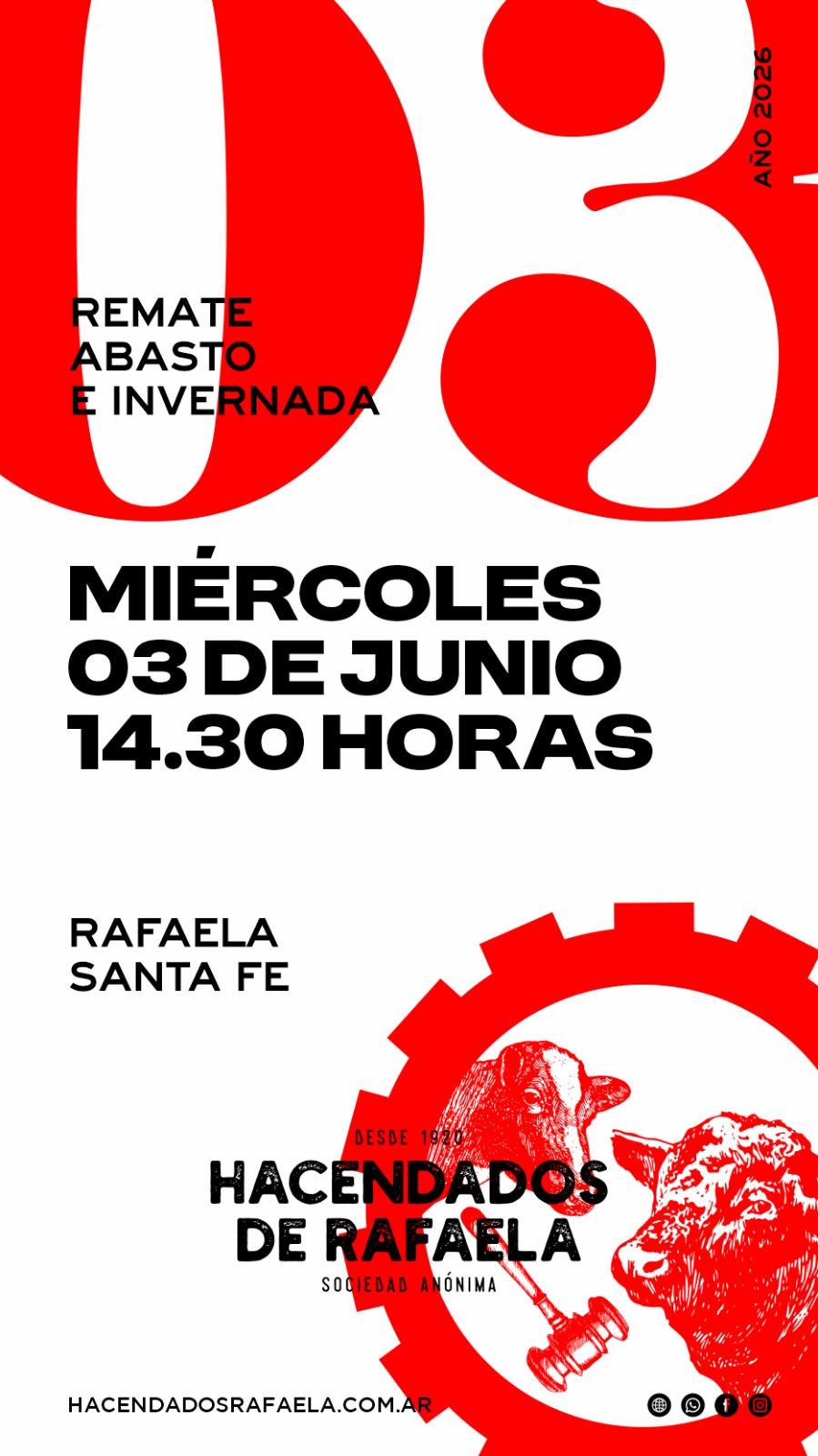 Remate 03 DE JUNIO - Remate Abasto e invernada