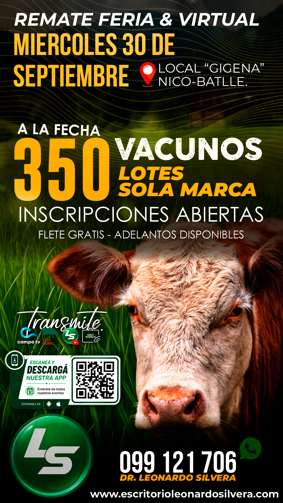 Afiche Remate Feria & Virtual