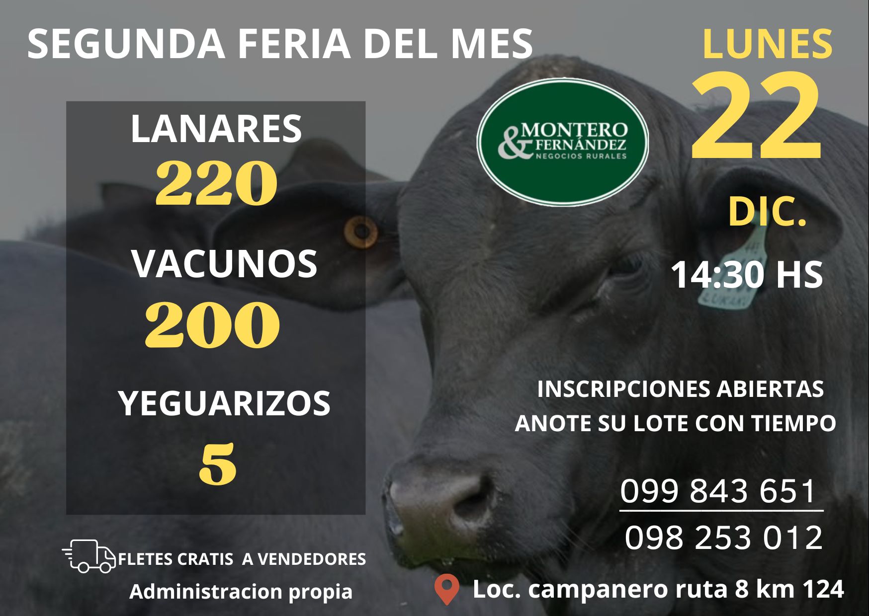 Remate Feria Mensual - Montero Fernandez