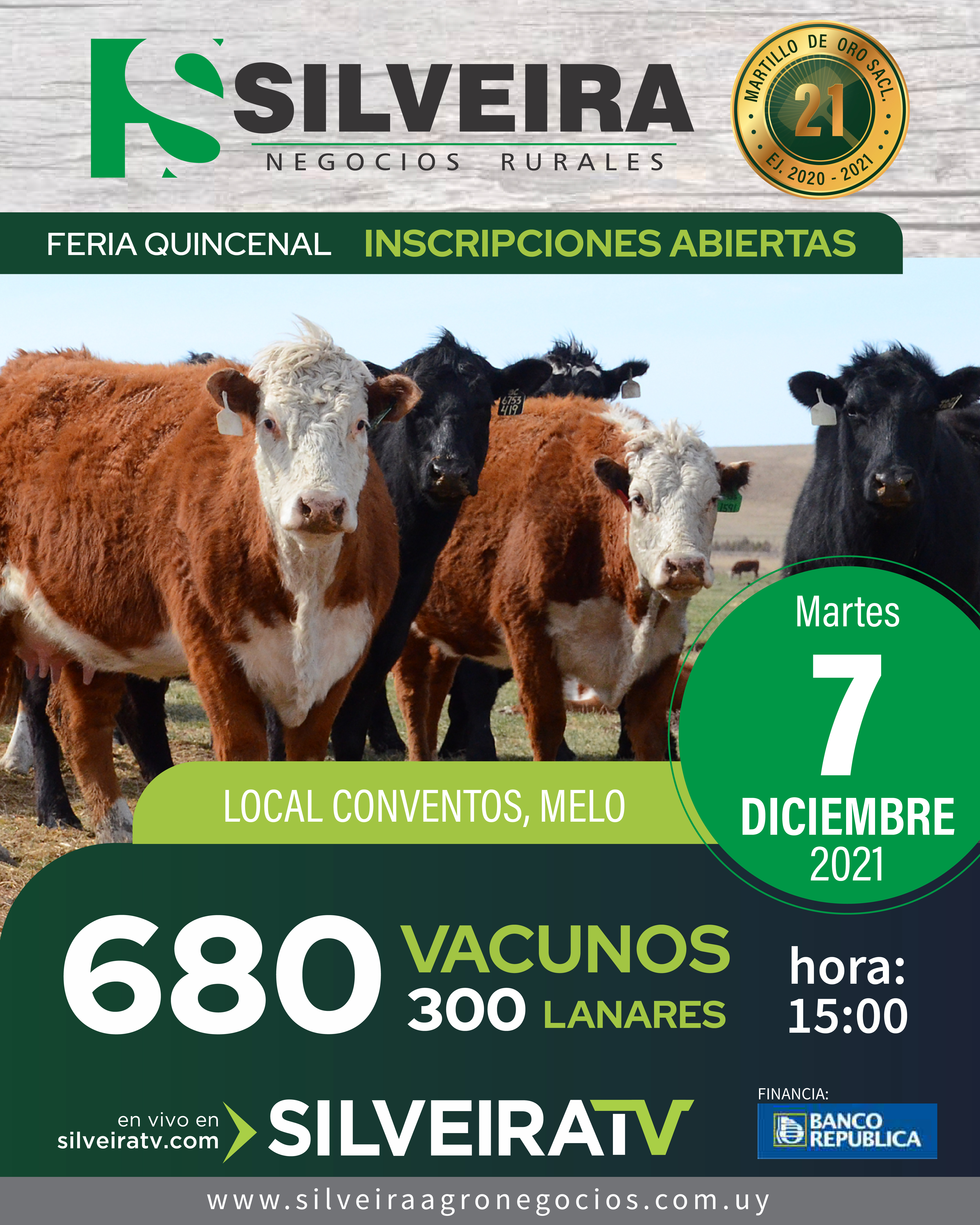 Afiche Feria Quincenal - Local Conventos, Melo