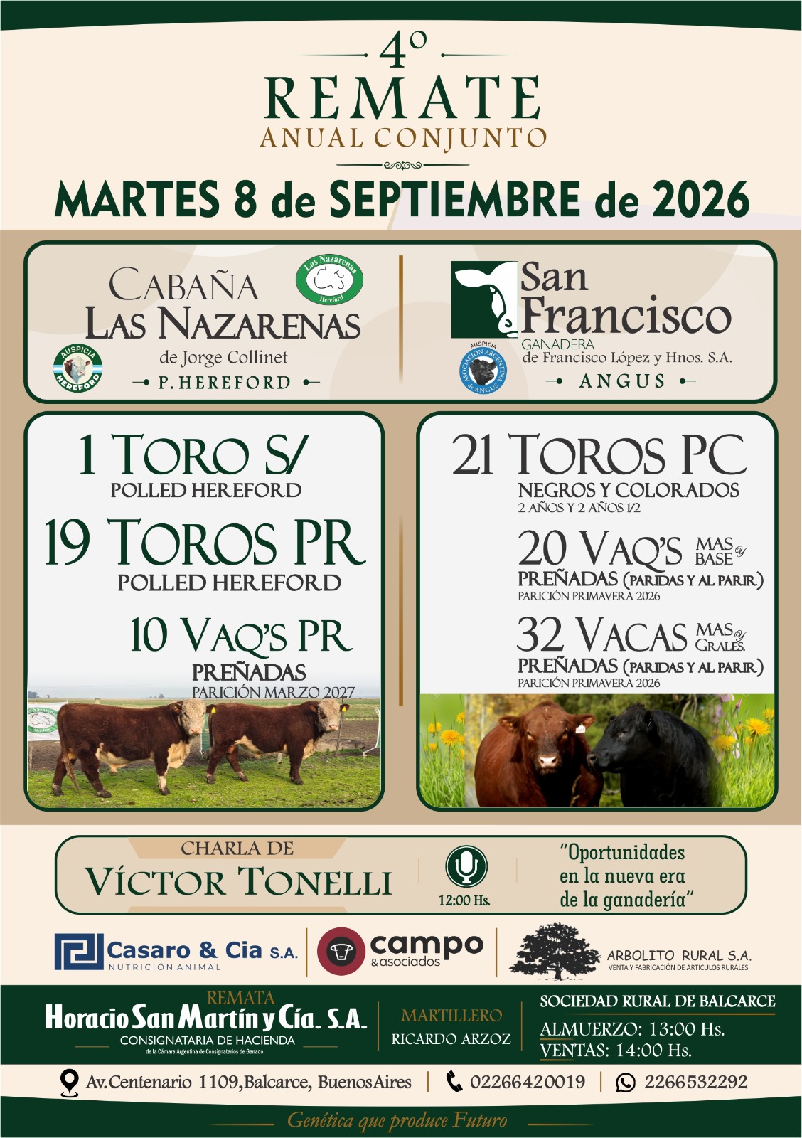 Remate 4to Remate Anual conjunto Las Nazarenas y San Francisco