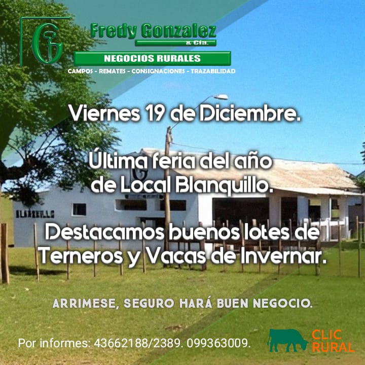 Remate Feria mensual