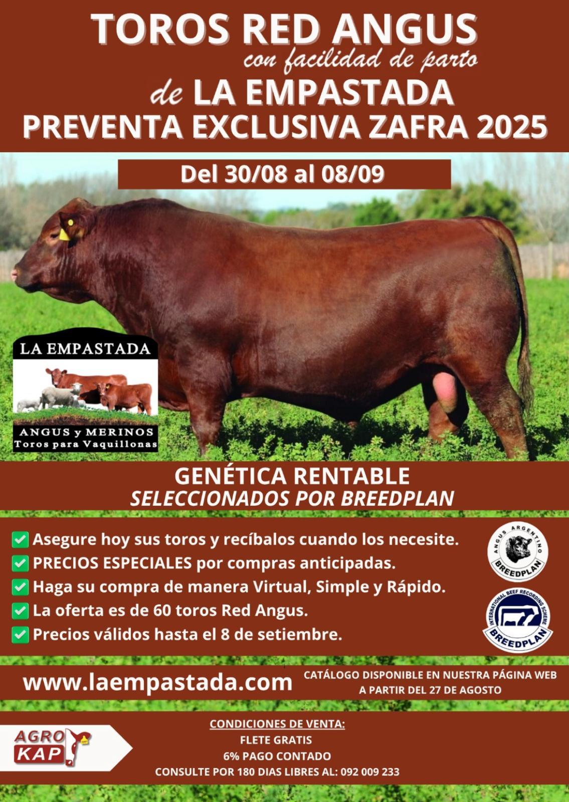 Afiche PREVENTA EXCLUSIVA ZAFRA 2025