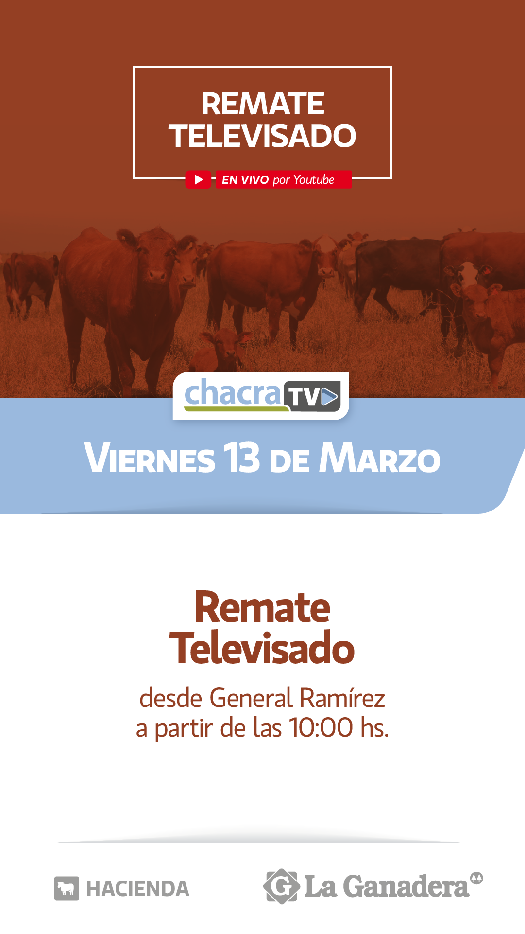 85° REMATE TELEVISADO