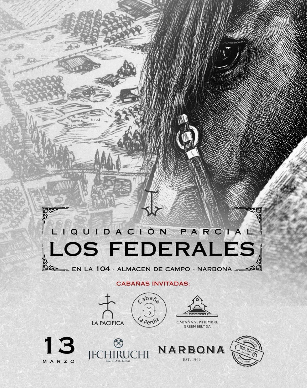 Remate Liquidación Parcial “Los Federales”