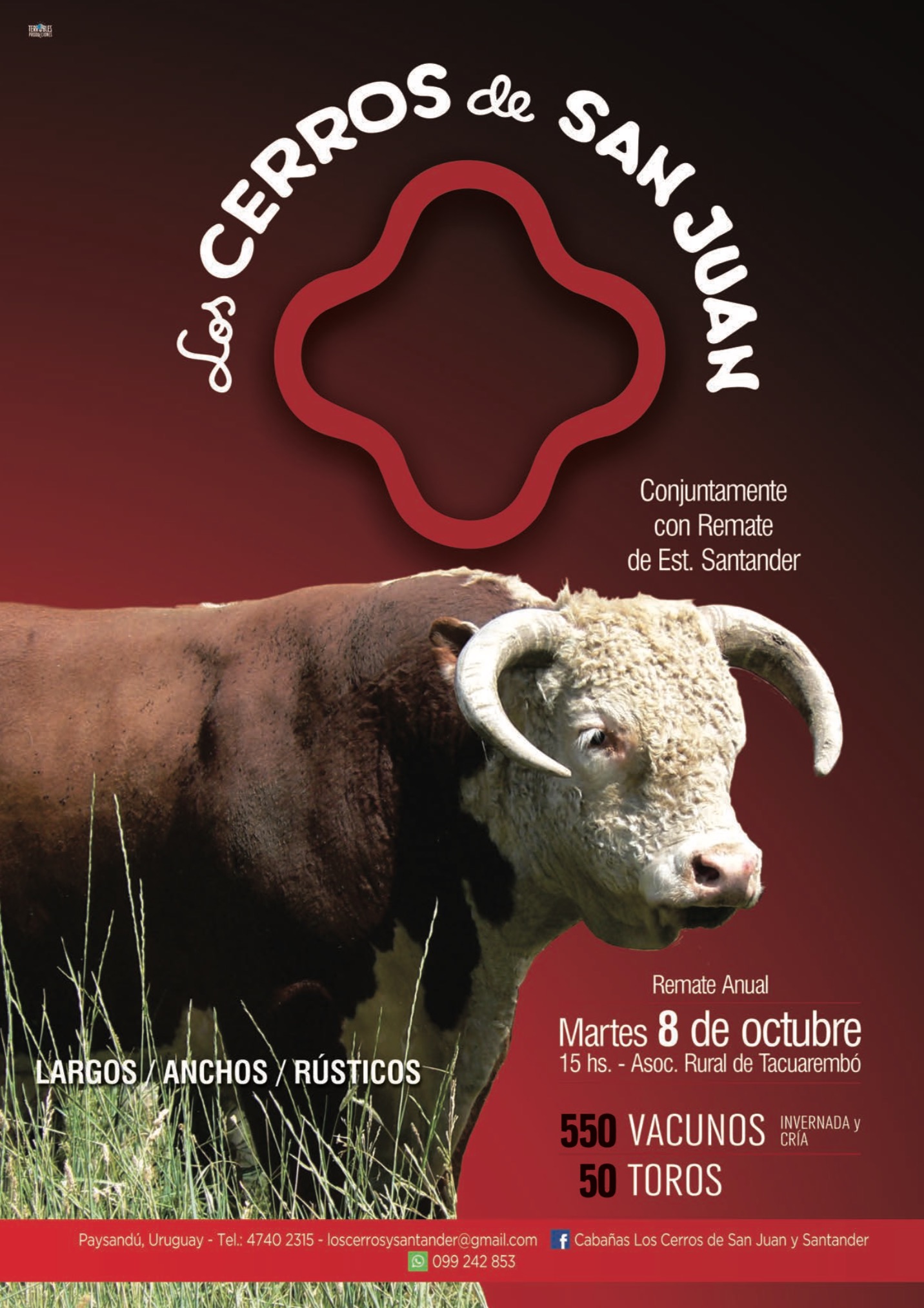 Afiche "Los Cerros de San Juan" y "Santander"