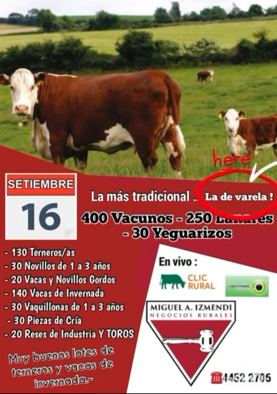 Remate La mas tradicional... La de Varela!
