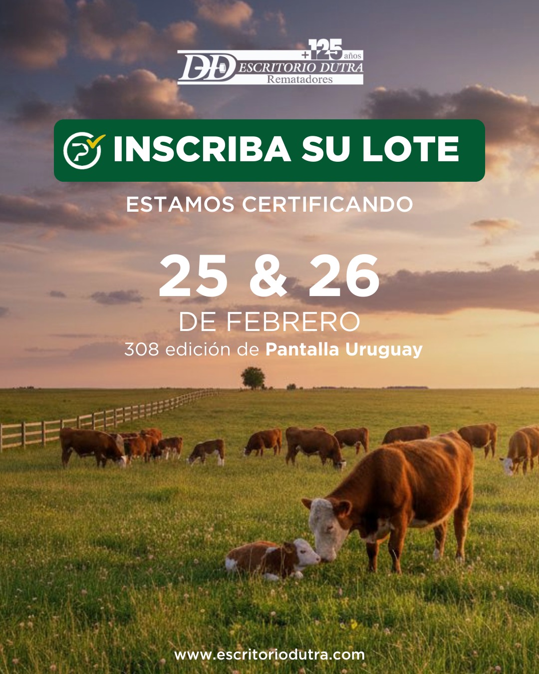 308º remate Pantalla Uruguay