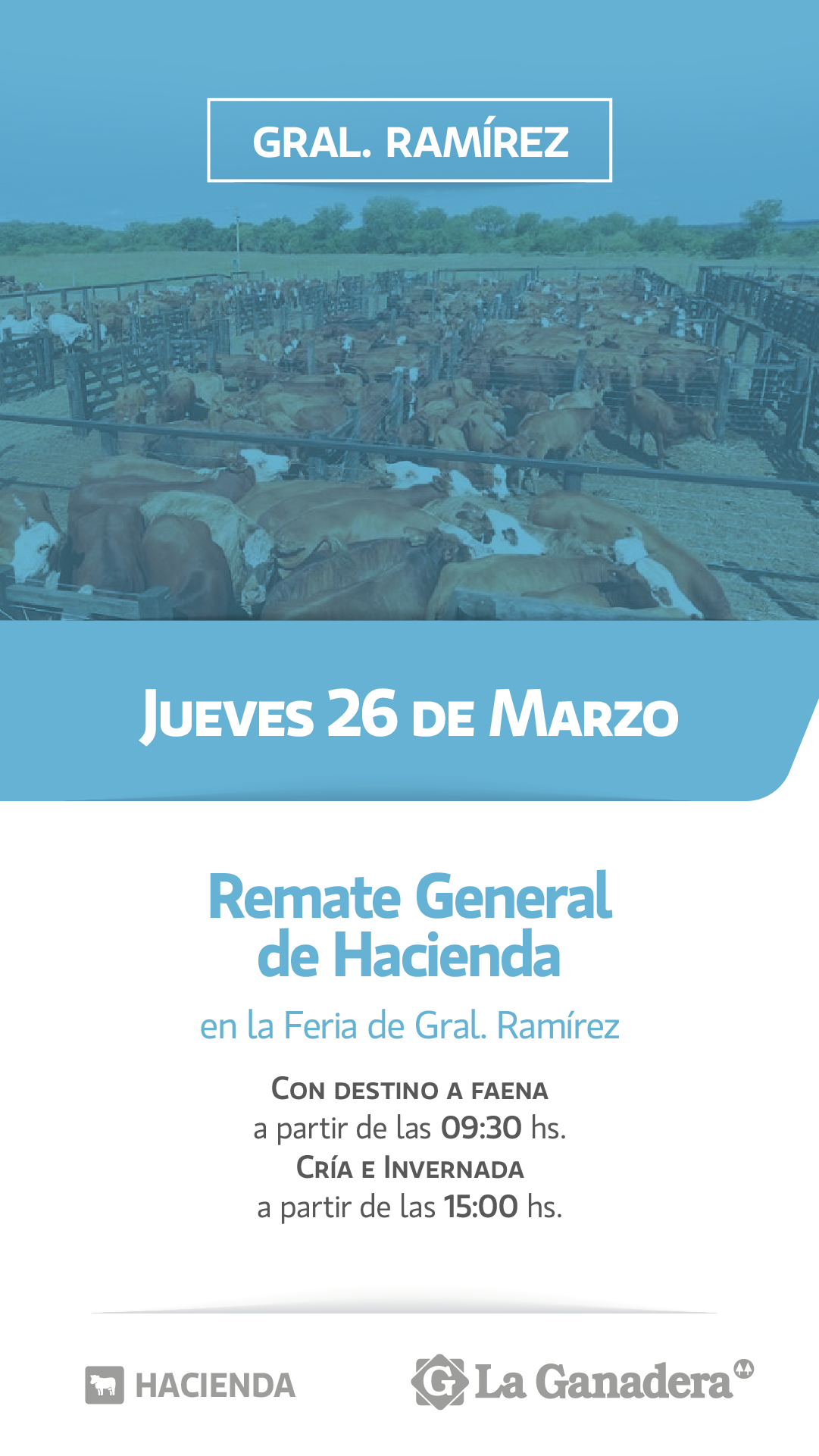 REMATE FERIA EN INSTALACIONES DE GRAL. RAMÍREZ