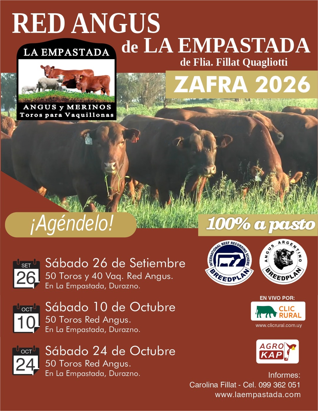 Afiche Cabaña La Empastada