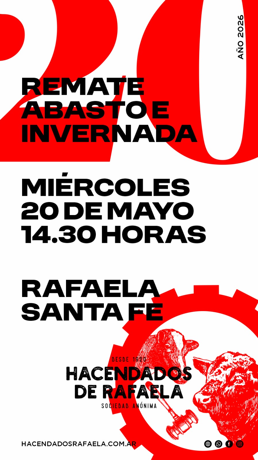 Afiche Abasto e invernada - Rafaela