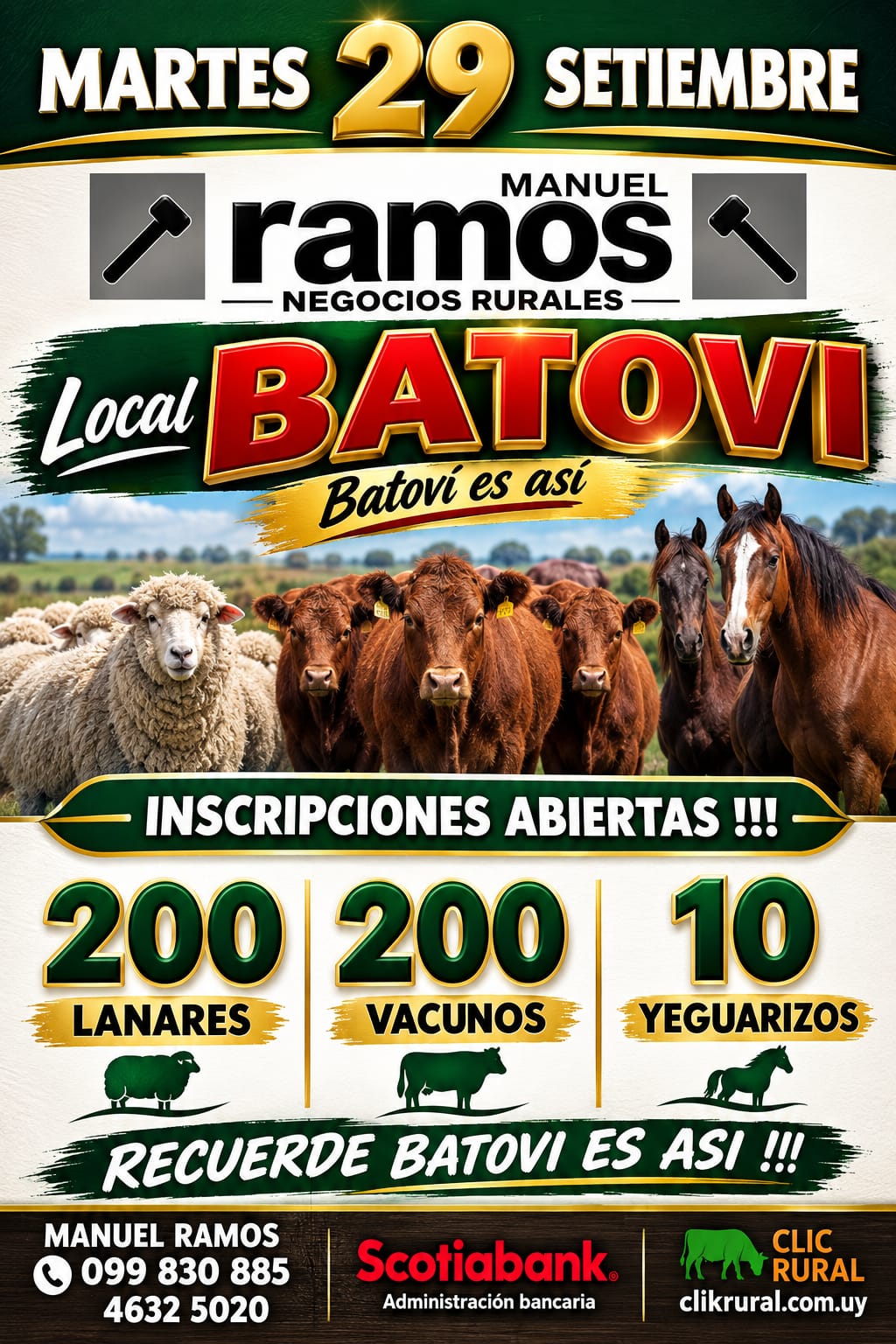 Remate Feria mensual - Local Batovi