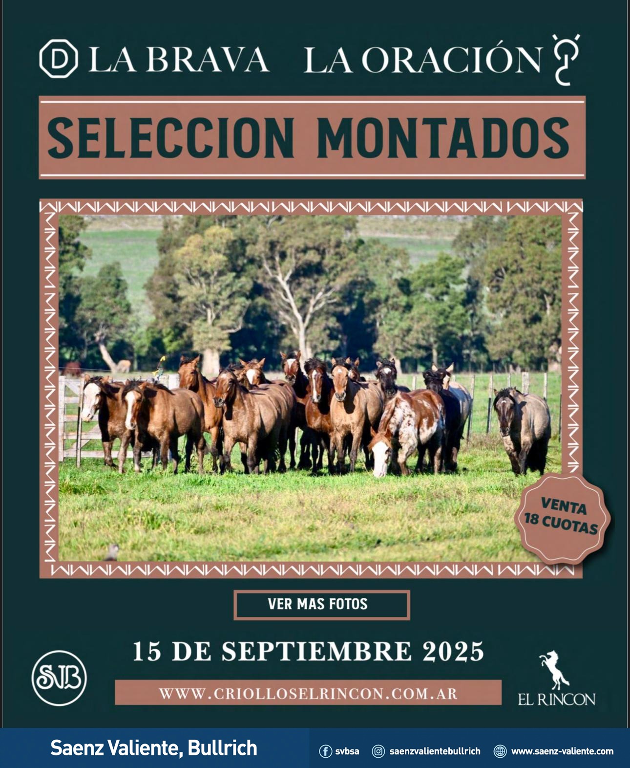 Remate La Brava y La Oracion - Seleccion Montados