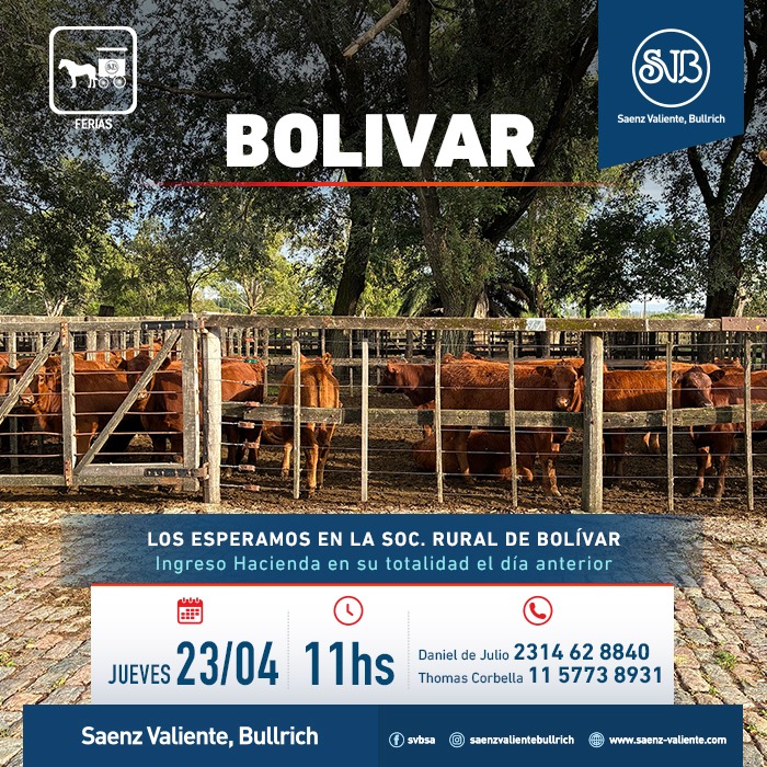 Feria en Bolívar