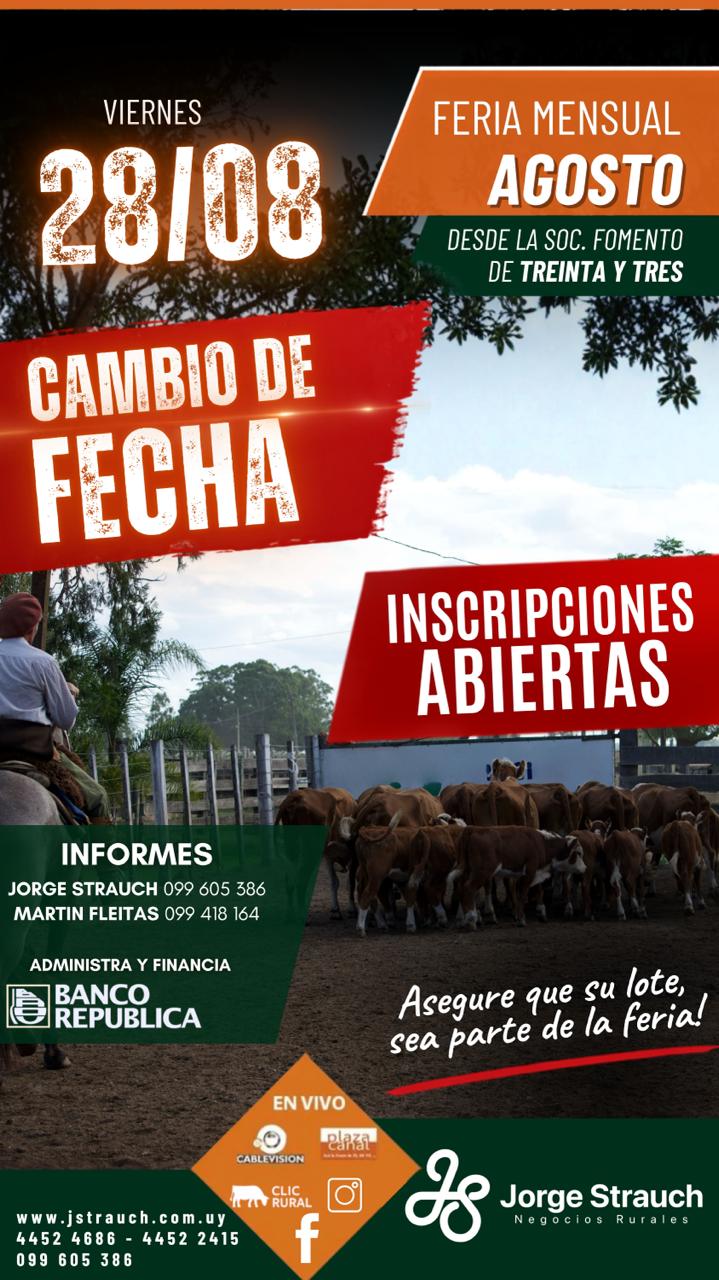Remate Feria mensual - Jorge Strauch