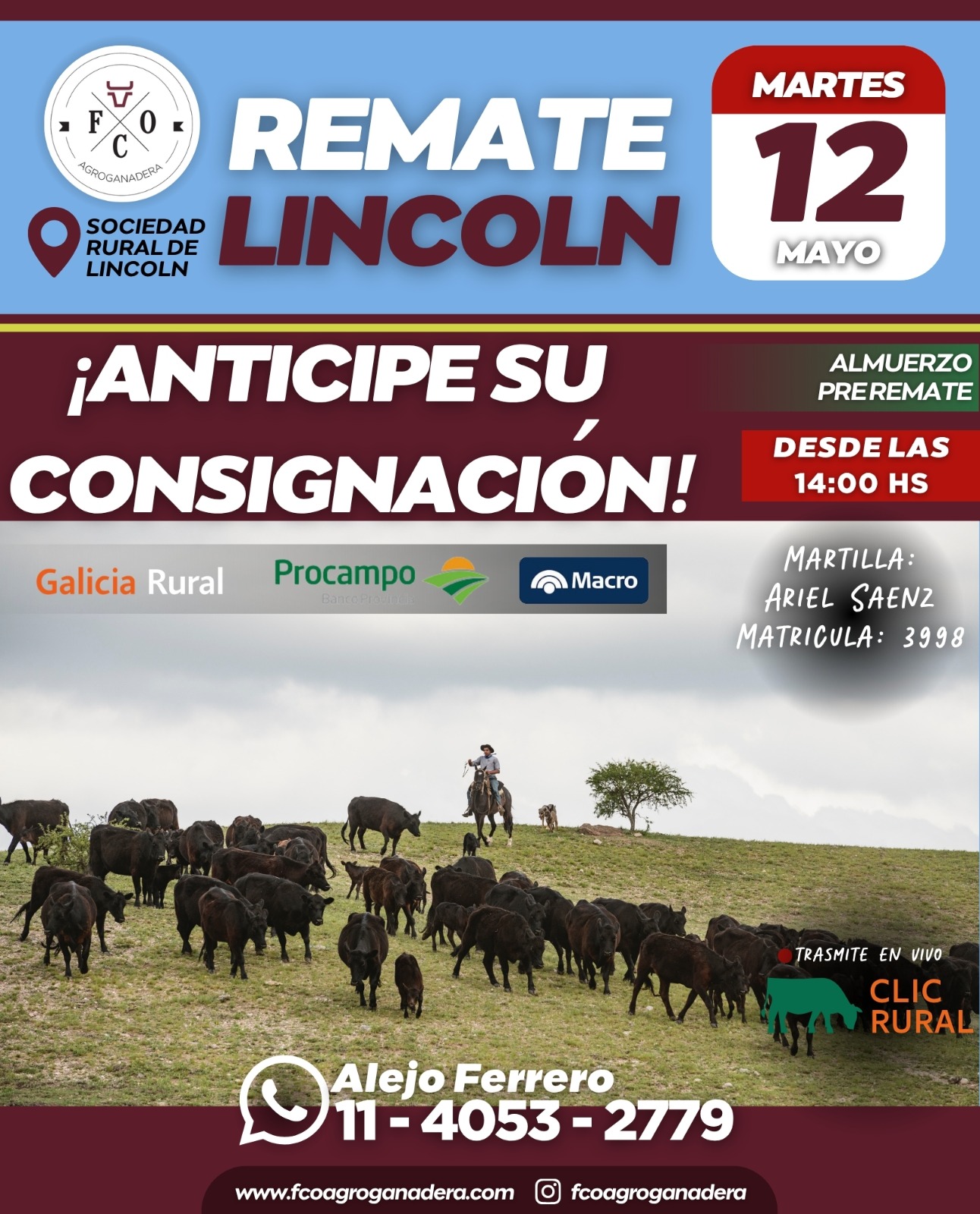 12 de Mayo - Lincoln