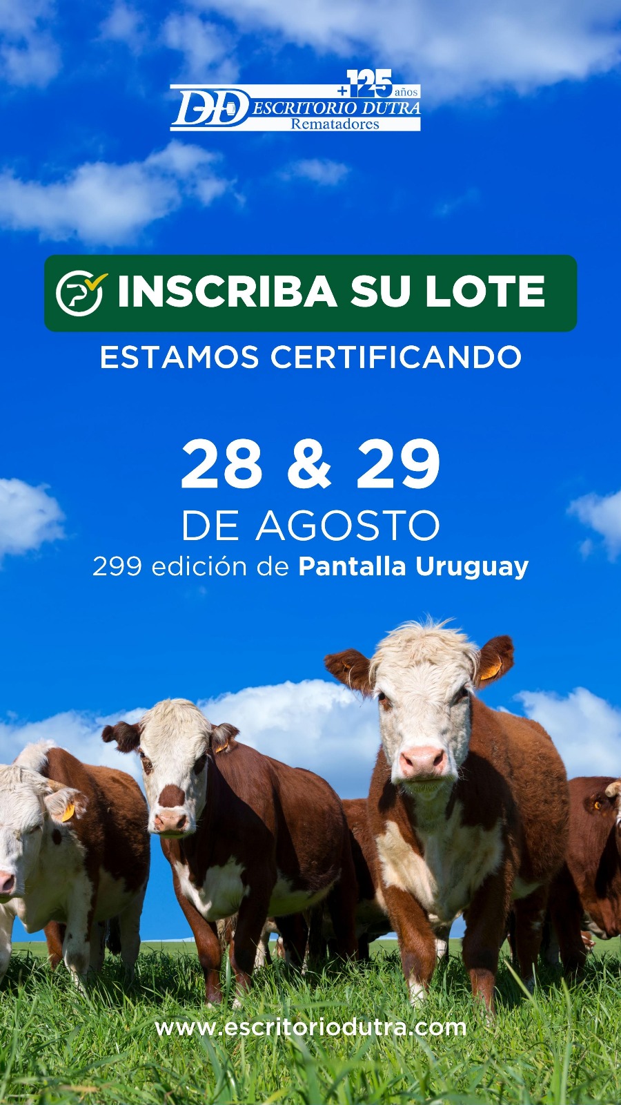 299º remate Pantalla Uruguay