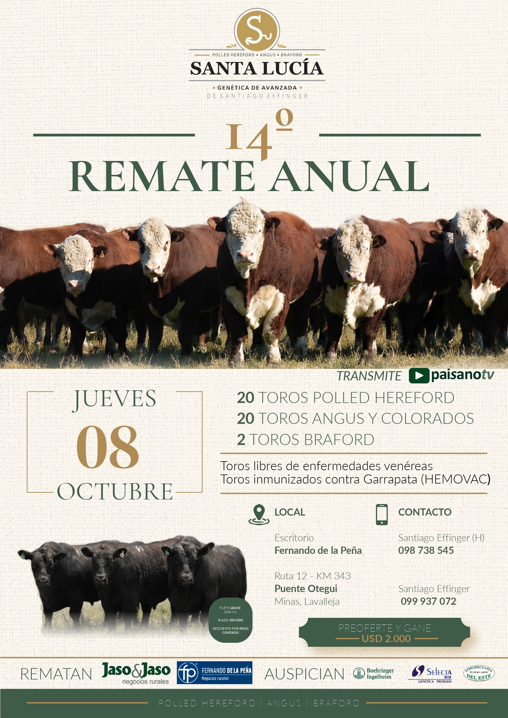 Afiche 14º Santa Lucia