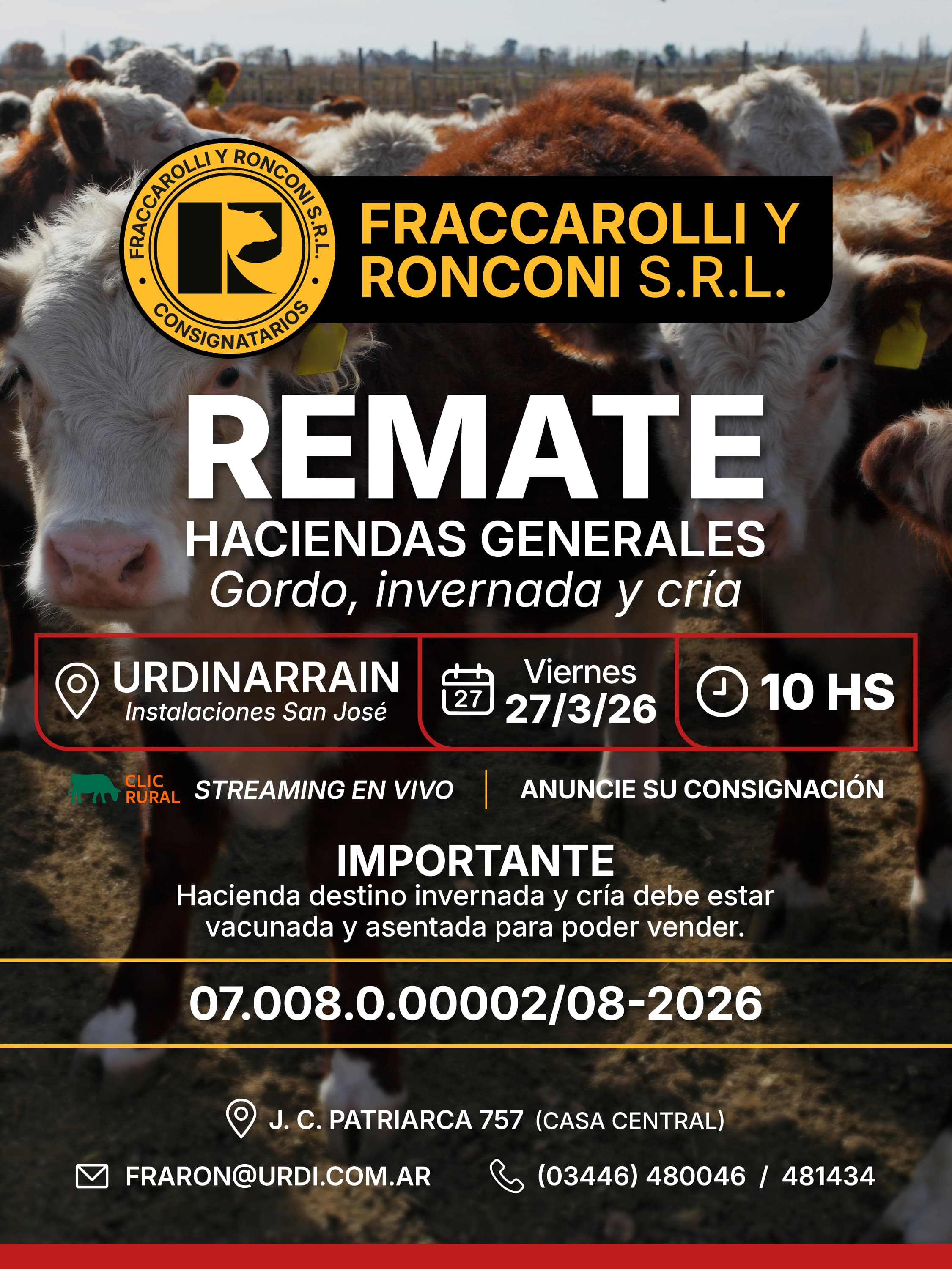 27 DE MARZO - Urdinarrain