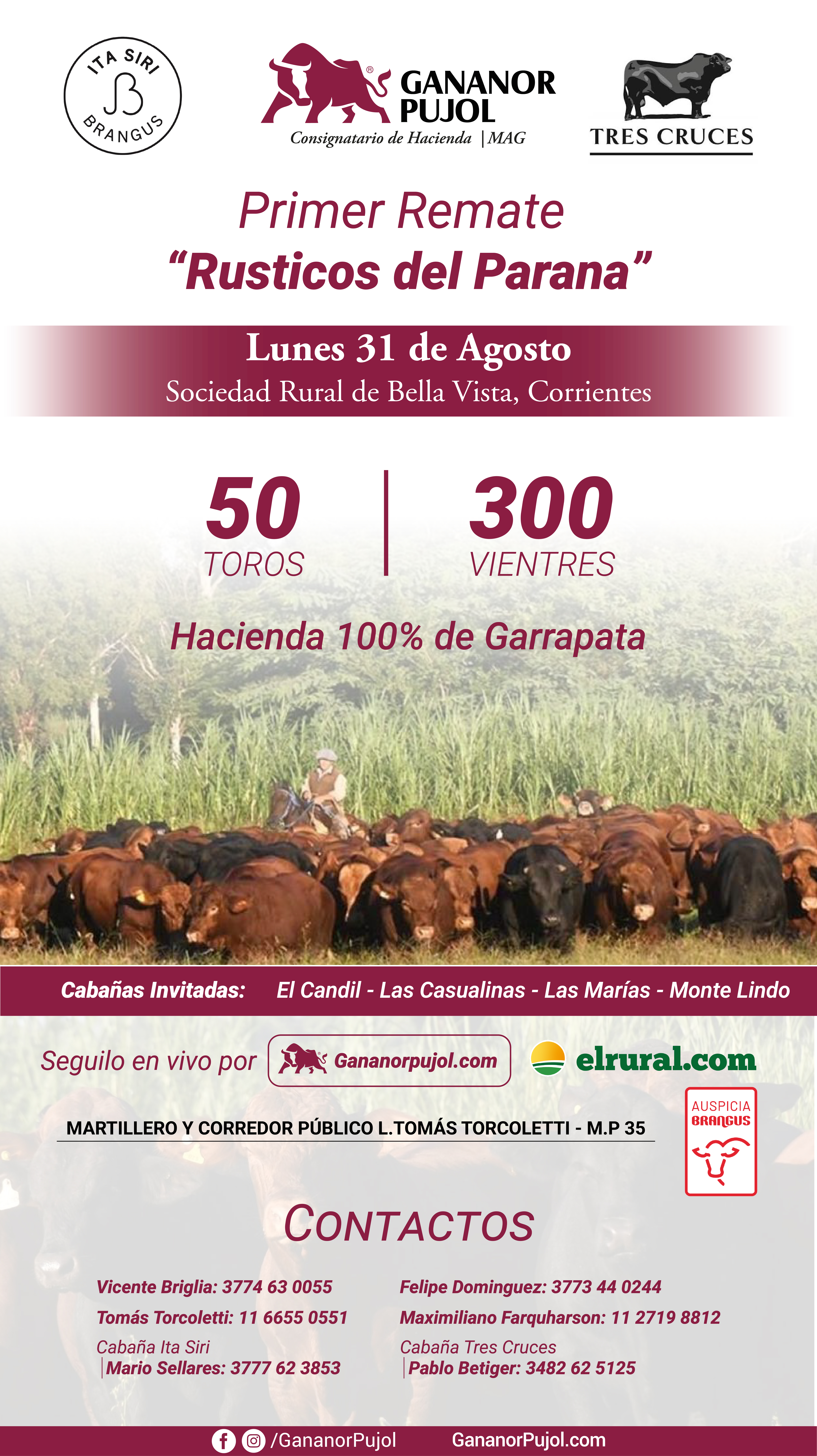 Remate Primer Remate "Rusticos del Parana"