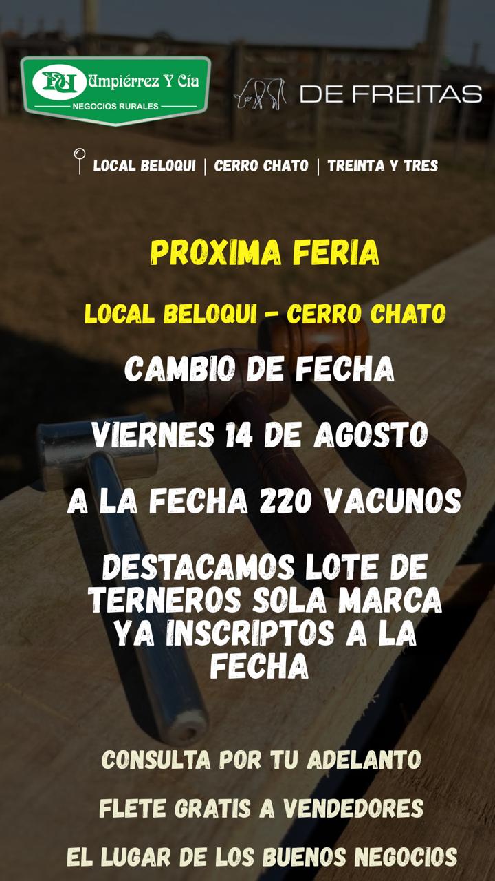Remate Feria Mensual - Local Beloqui
