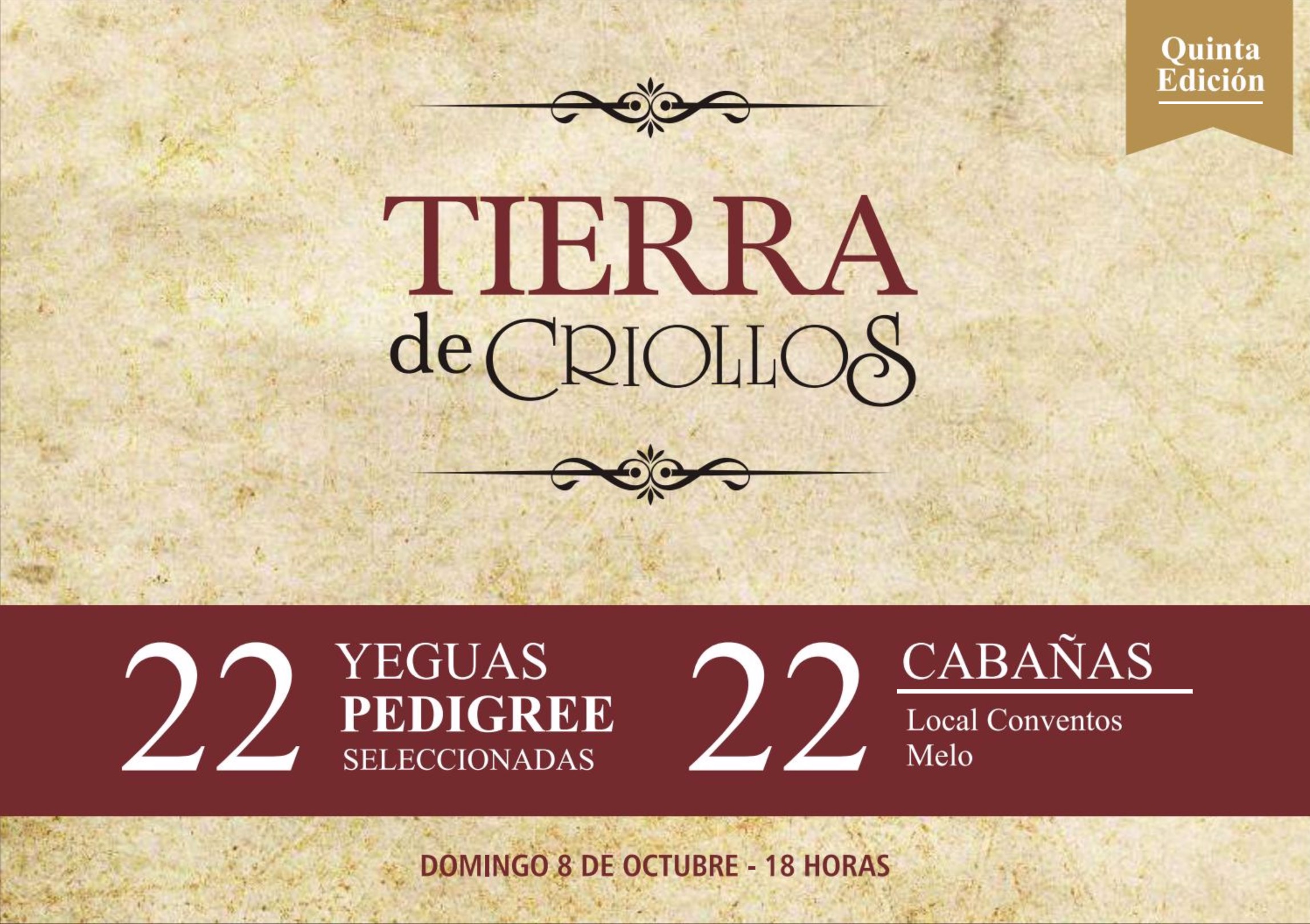 Afiche Tierras de Criollos