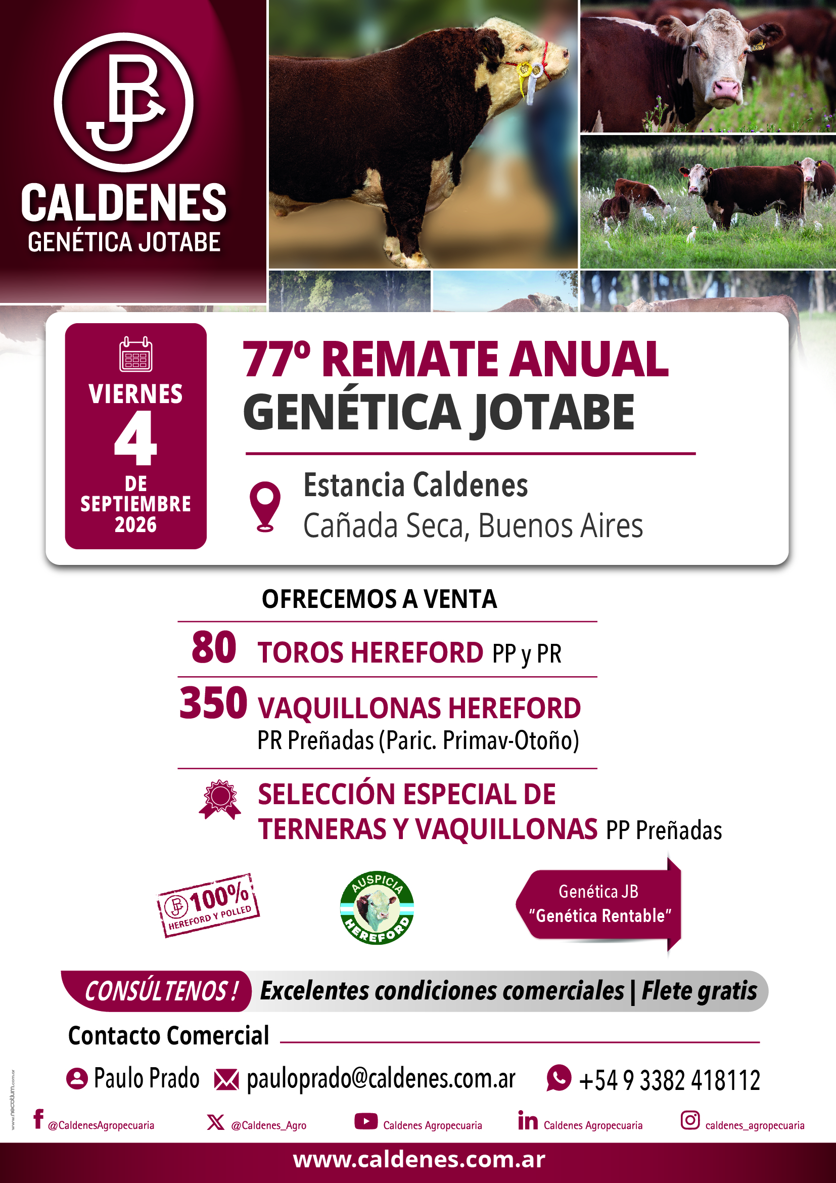 Remate 77° remate anual genética Jotabe
