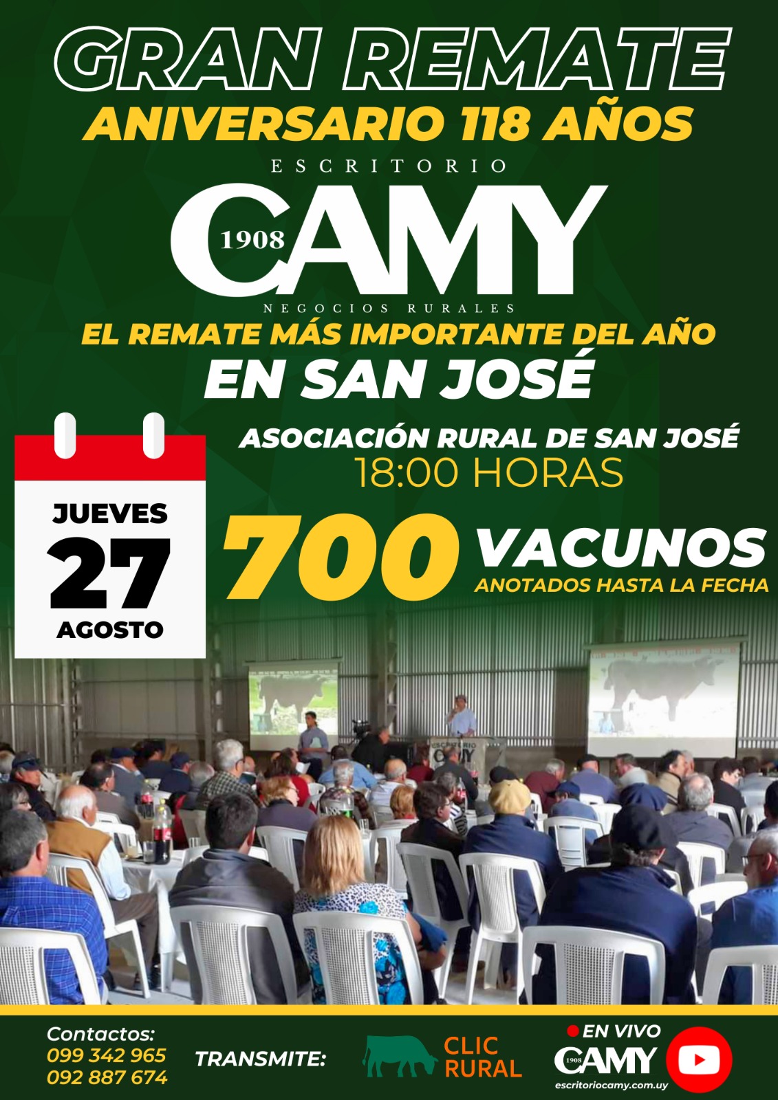 Remate Aniversario 118 Años - Escritorio Camy