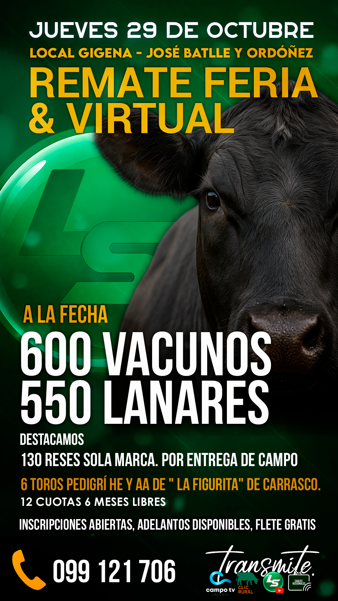 Afiche REMATE DE FERIA & VIRTUAL