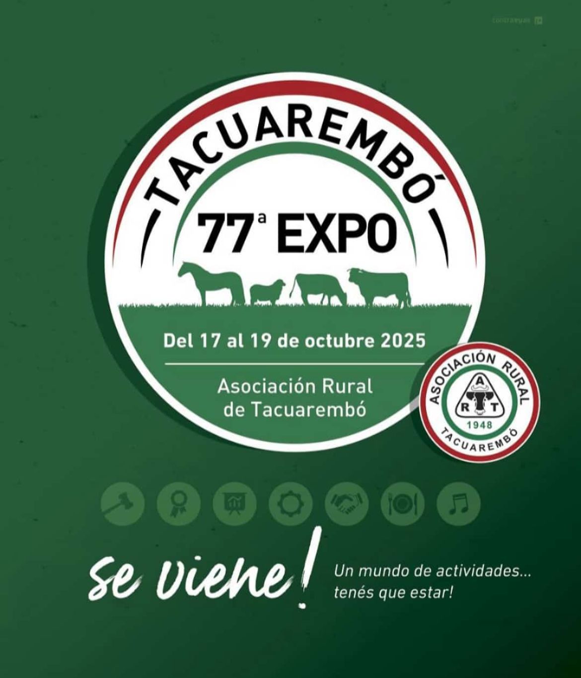Afiche 77º Expo Tacuarembó