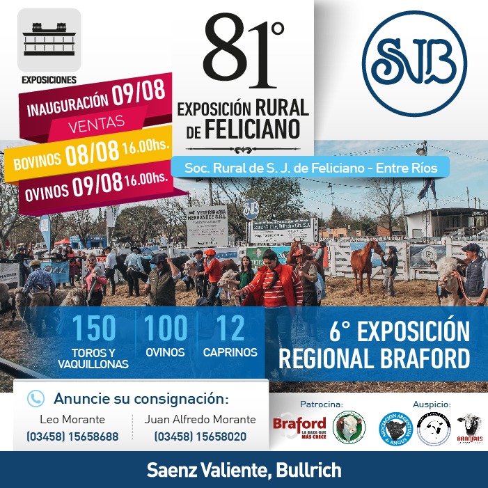 Afiche 81° Expo Rural Feliciano