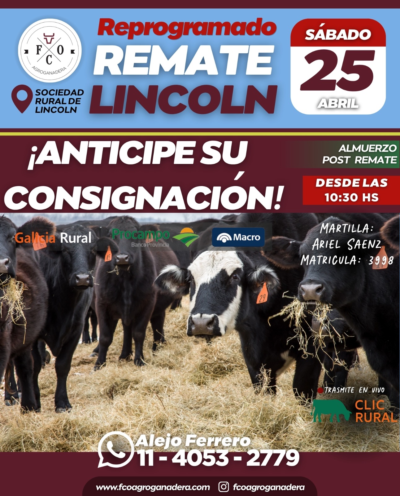 Remate Lincoln / FCO