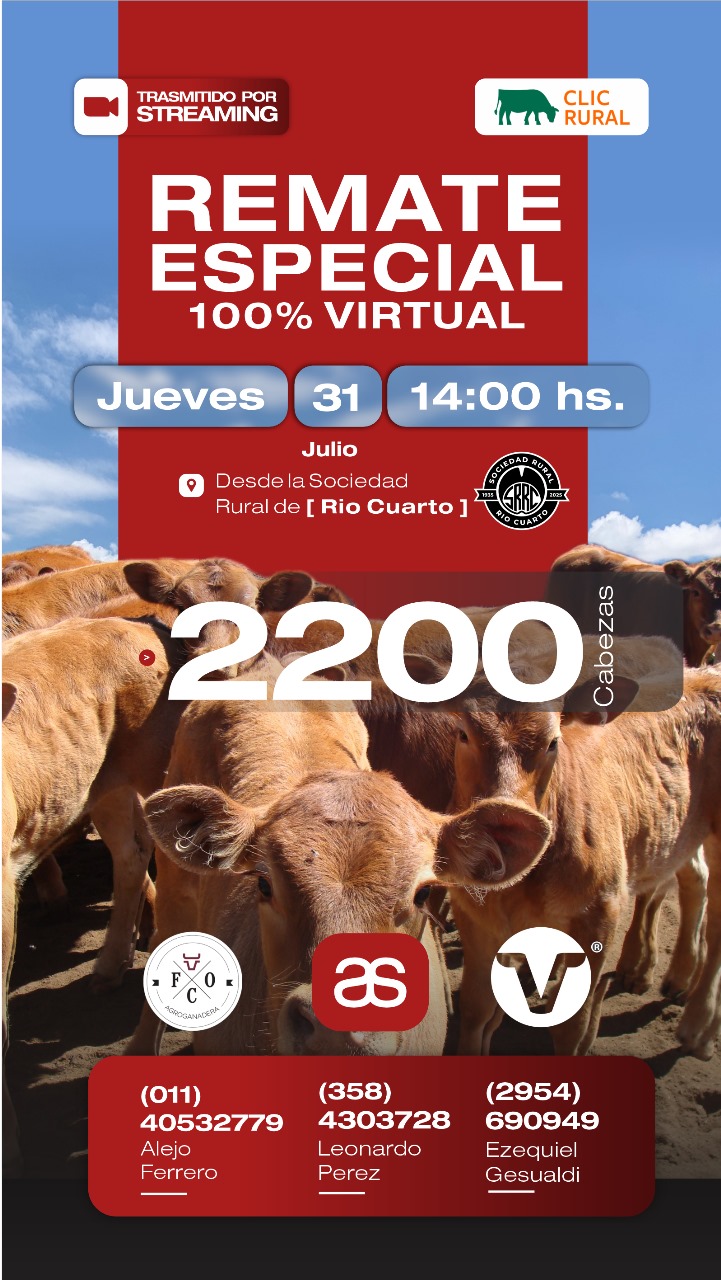 Afiche REMATE ESPECIAL (VIRTUAL)