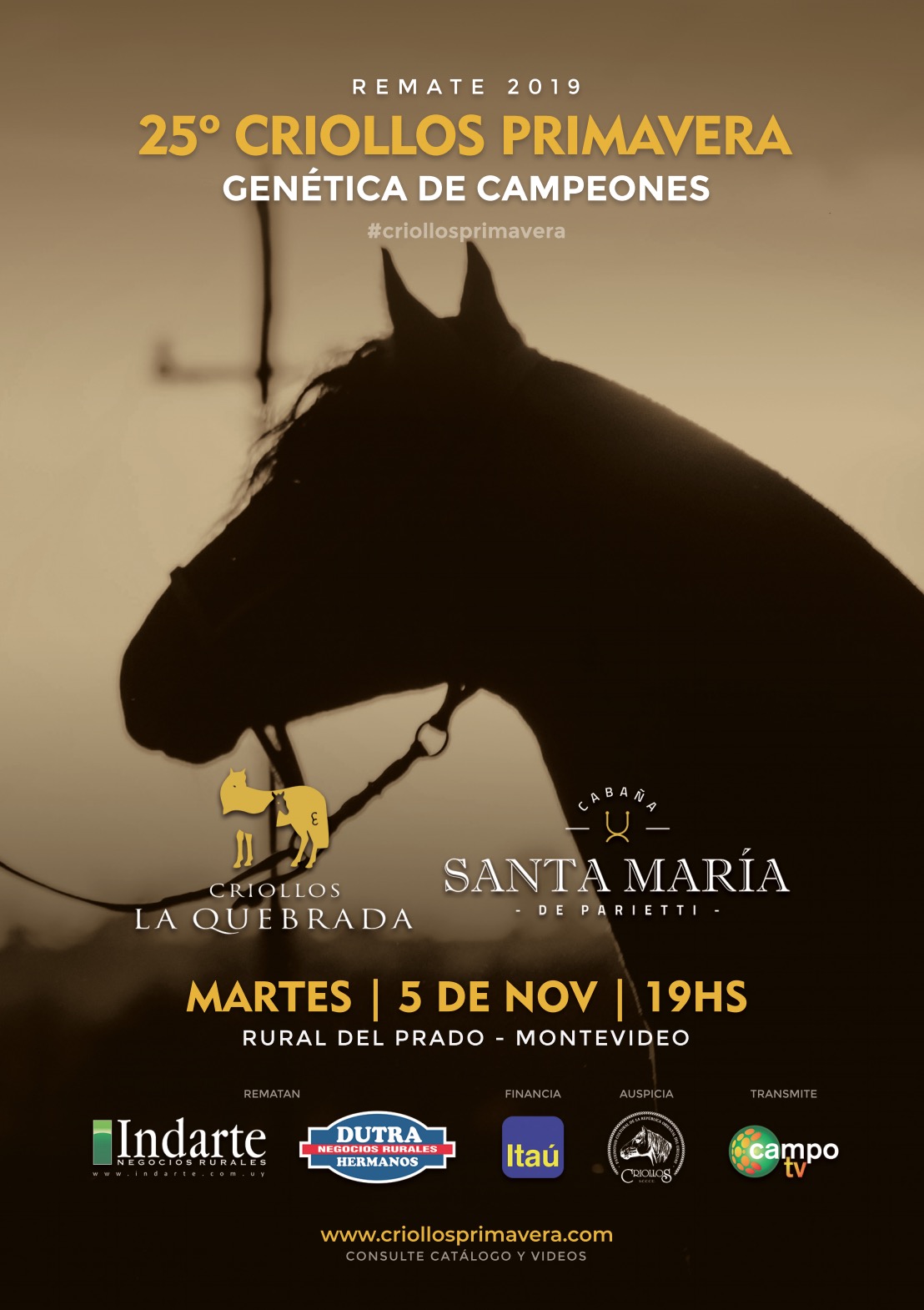 Afiche 25º CRIOLLOS PRIMAVERA