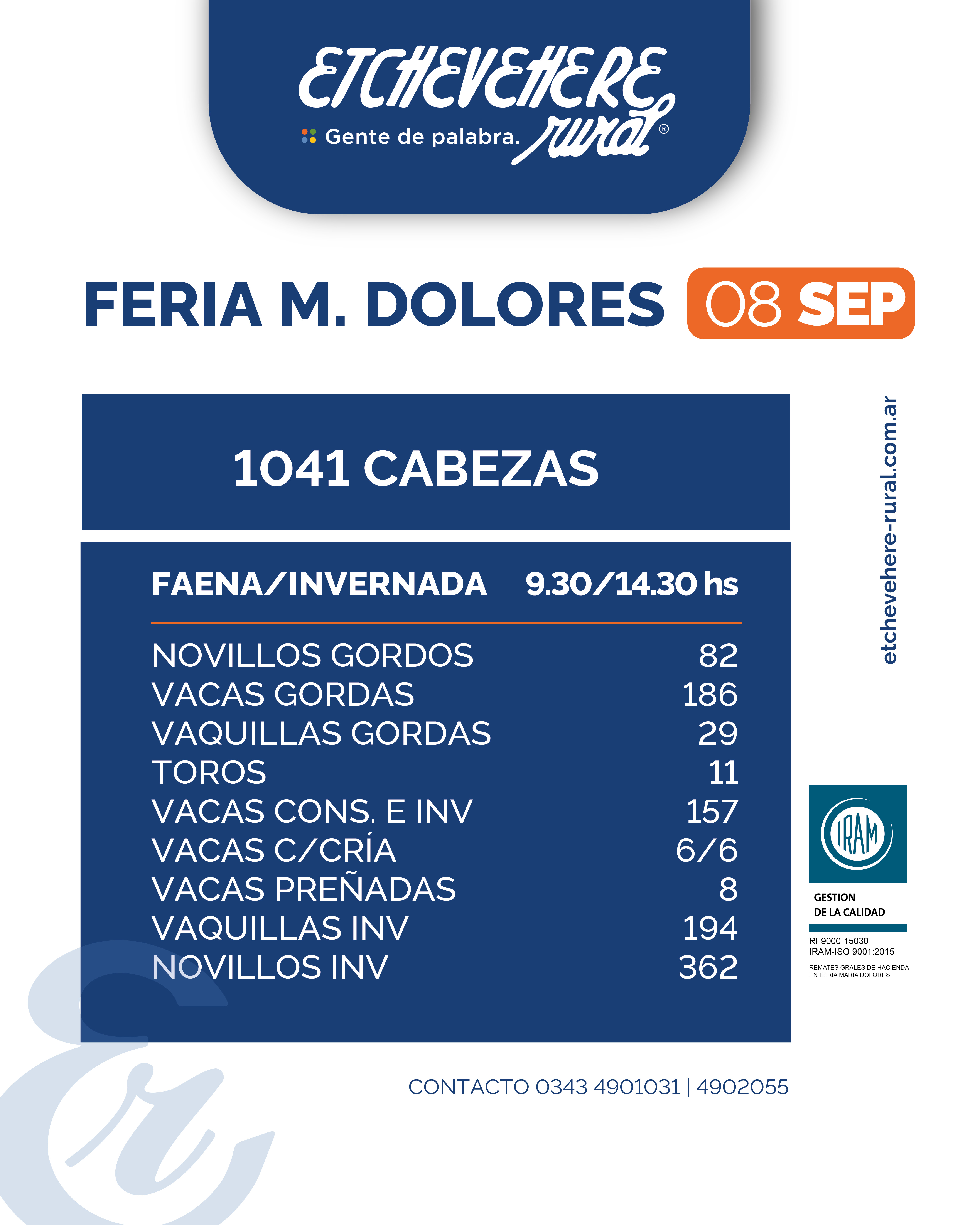 Afiche Feria Maria Dolores