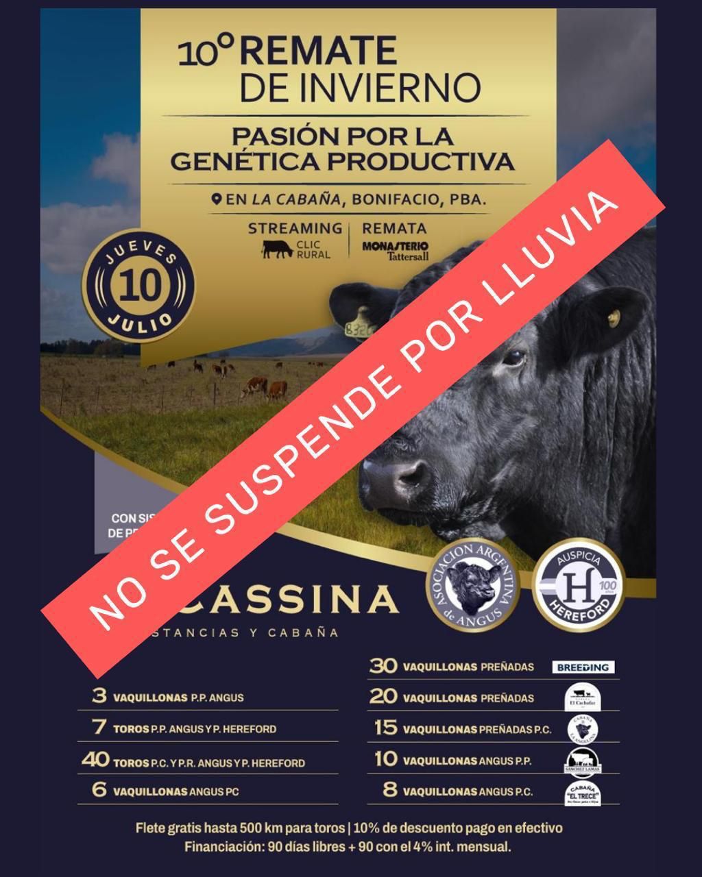 Remate Remate Fisico Cabaña La Cassina
