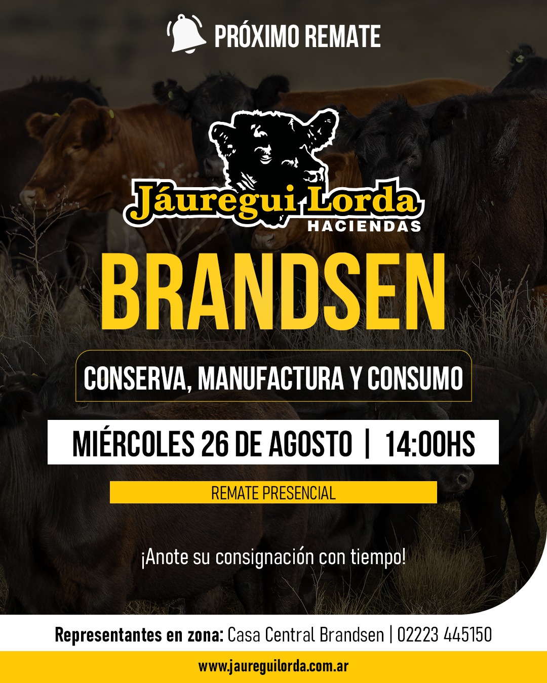 Afiche Remate conserva, manufactura y consumo