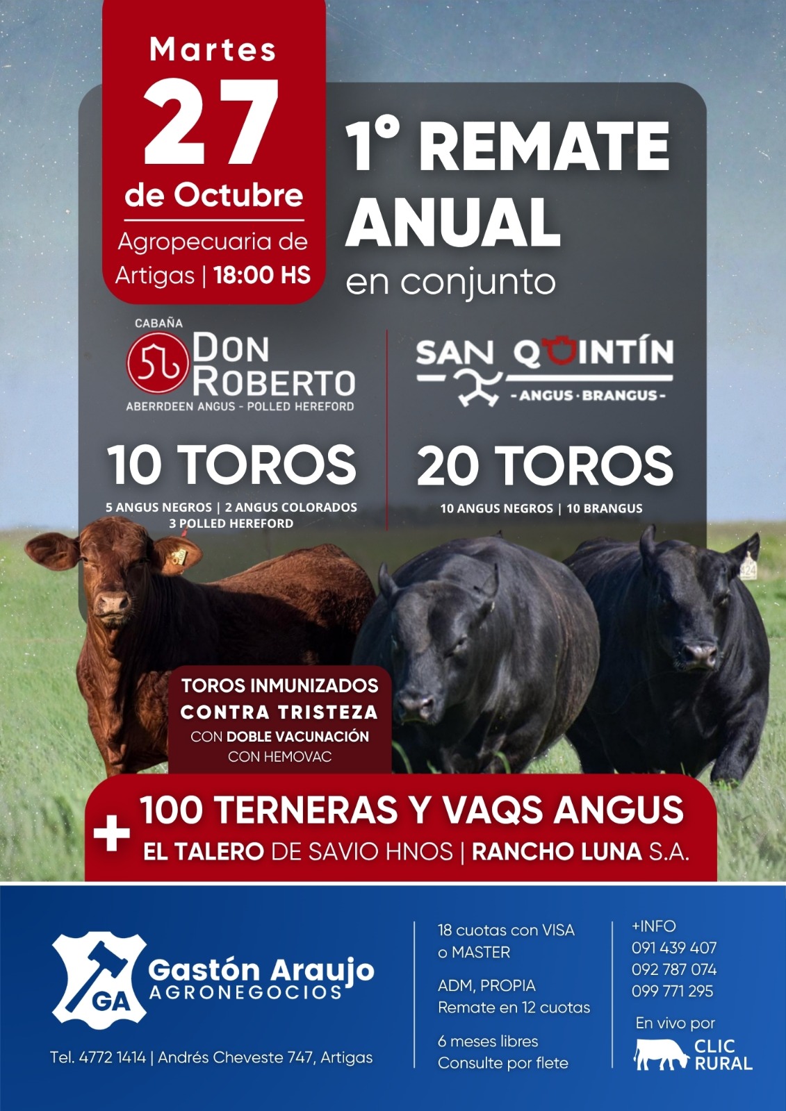 Afiche 1º Don Roberto y San Quintin