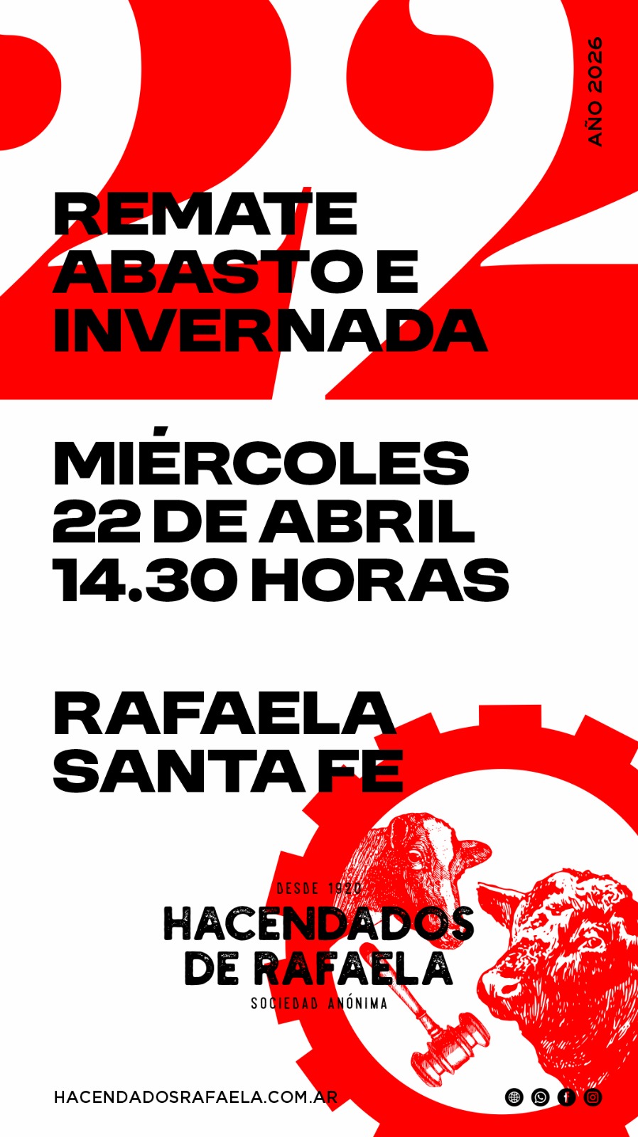 Afiche Remate abasto e invernada