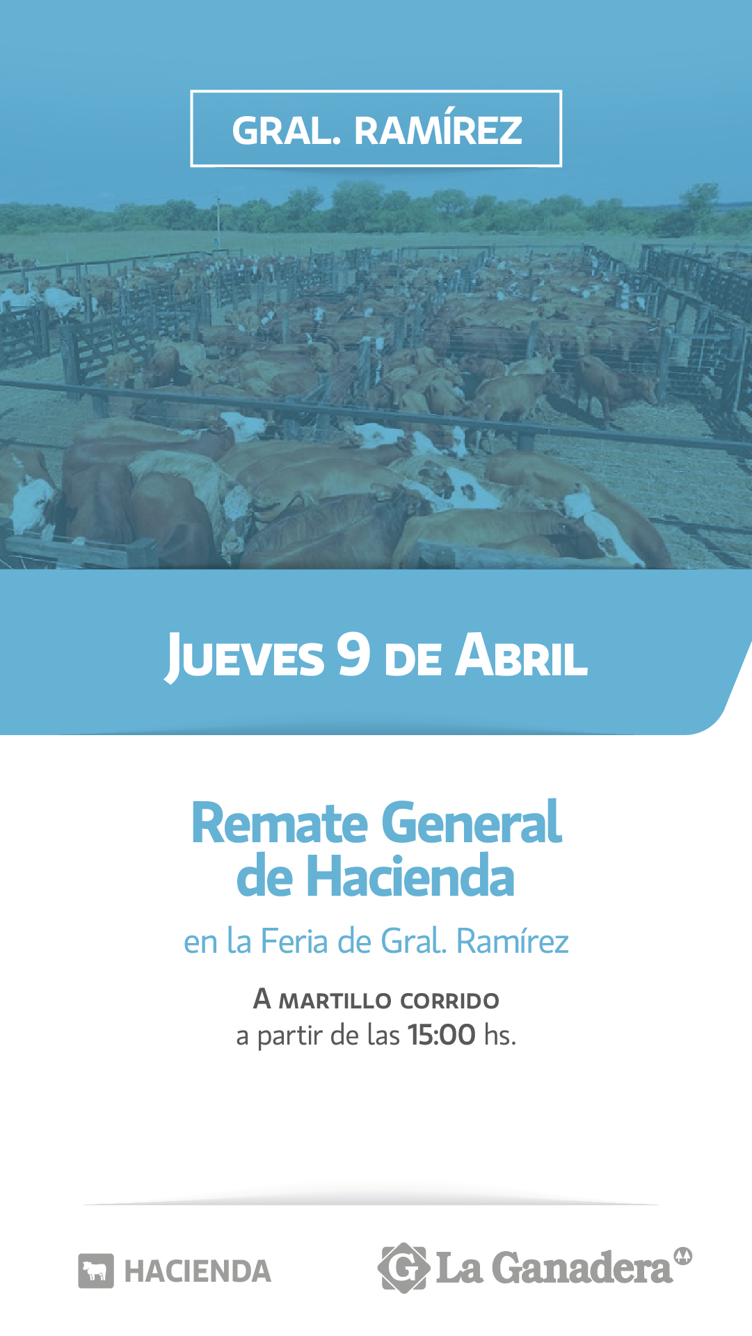 REMATE FERIA EN INSTALACIONES DE GRAL. RAMÍREZ