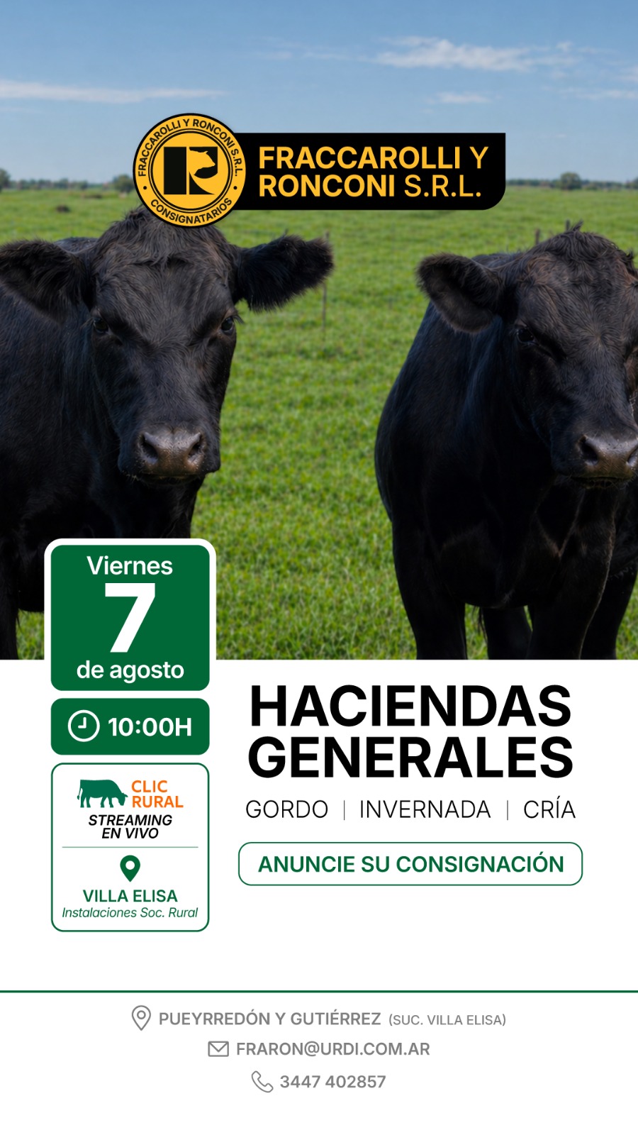 Remate Remate haciendas generales