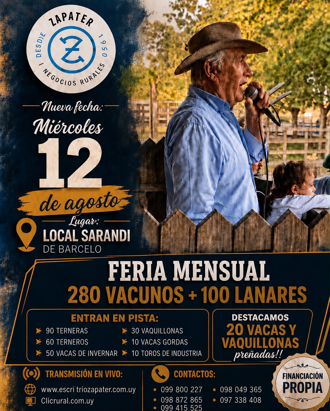 Remate Feria mensual - Escritorio Zapater