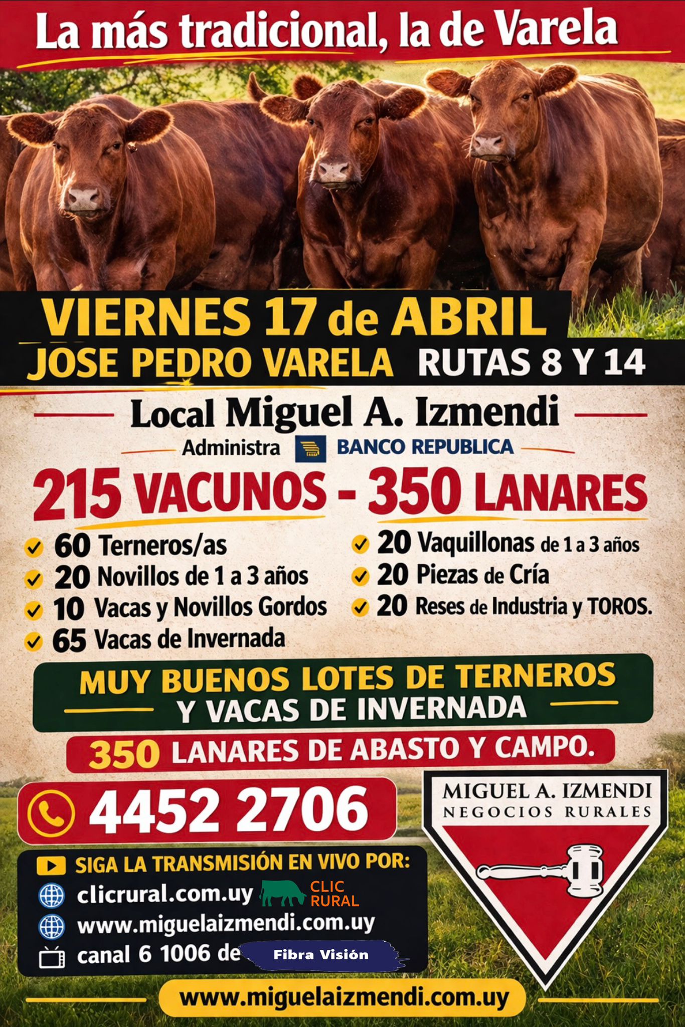 Afiche La mas tradicional... La de Varela!