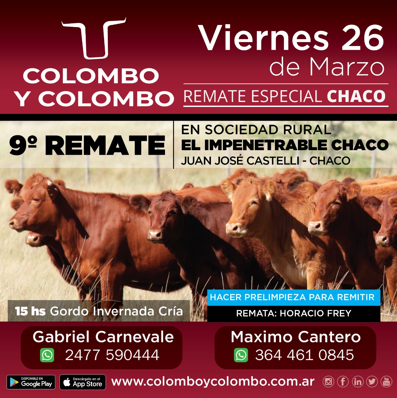 Afiche 9º Remate El Impenetrable - Chaco
