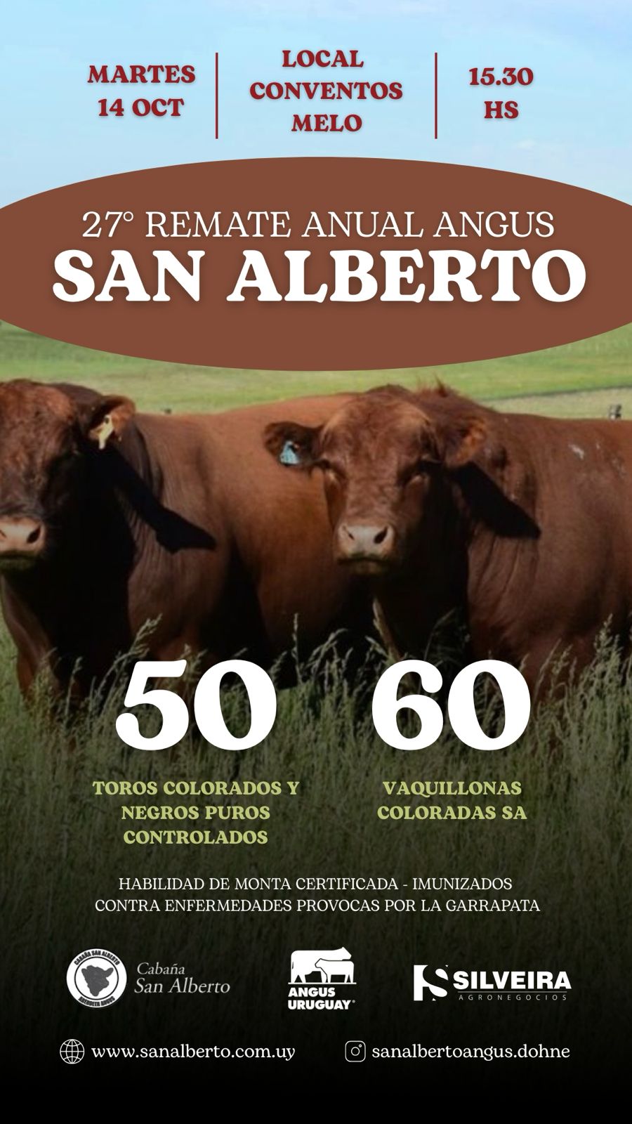 27° Remate Anual Angus Cabaña San Alberto