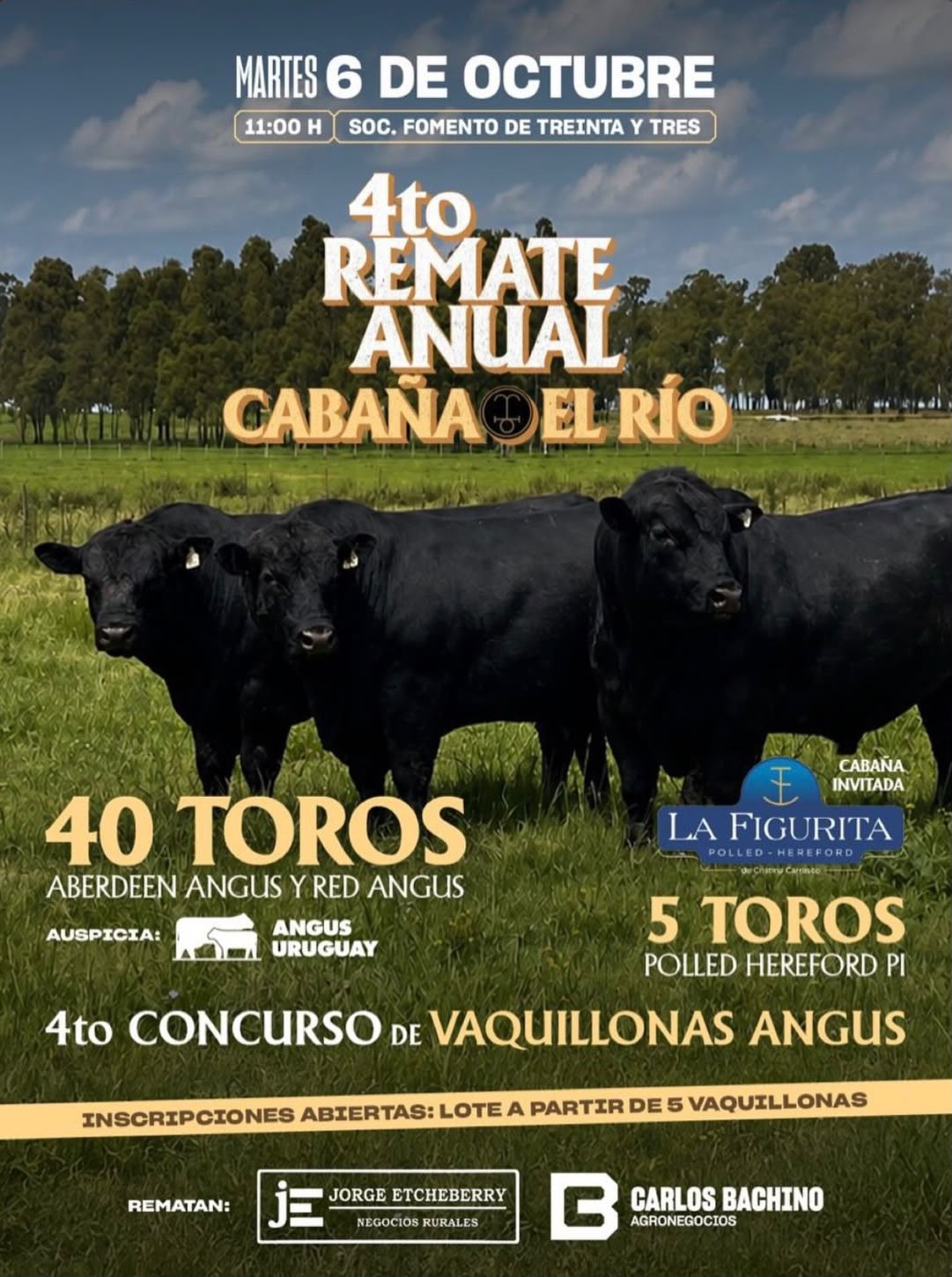 4to Remate Anual - Cabaña El Rio