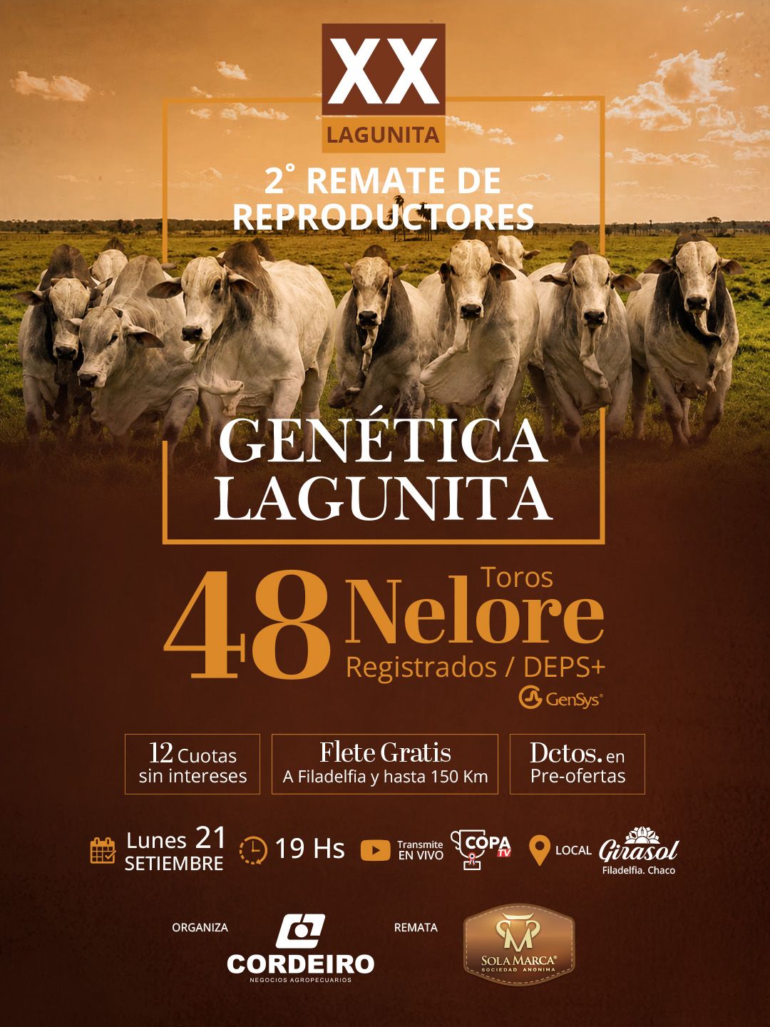 Remate 2º Remate de Reproductores - Genetica Lagunita